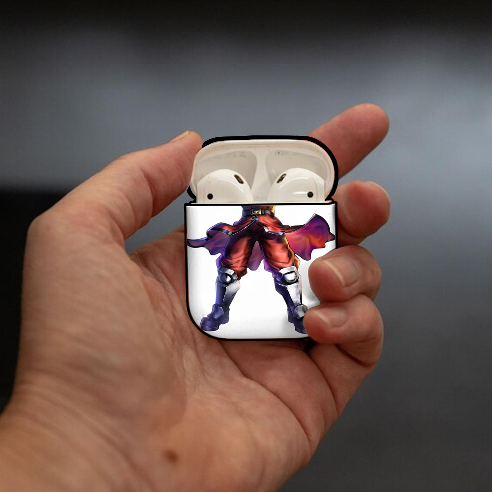北斗の拳 Fist of the North Star AirPods 第2世代保護ケース ハードシェル ブラック 耐衝撃・防指紋・カラビナ付き