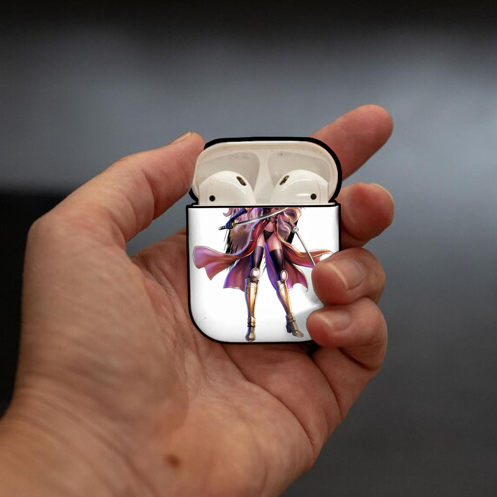 北斗の拳 Fist of the North Star AirPods 第2世代保護ケース ハードシェル ブラック 耐衝撃・防指紋・カラビナ付き
