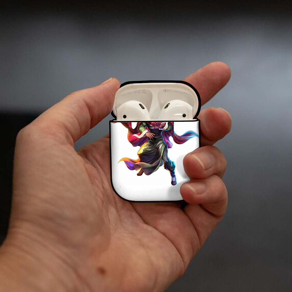 北斗の拳 Fist of the North Star AirPods 第2世代保護ケース ハードシェル ブラック 耐衝撃・防指紋・カラビナ付き
