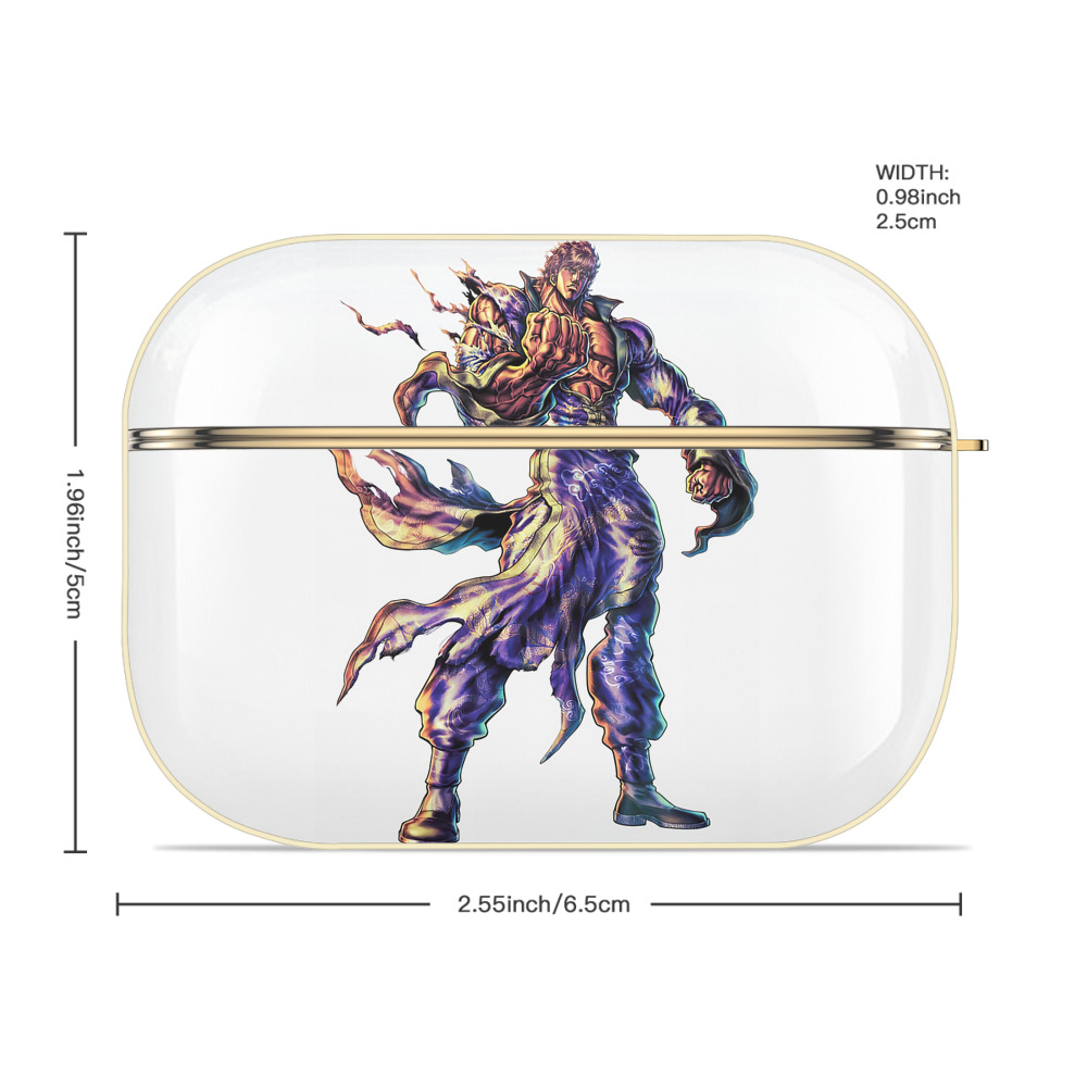 北斗の拳 Fist of the North Star 【AirPods Pro用】ハードシェル保護ケース｜耐衝撃・防指紋・カラビナ付き商品仕様