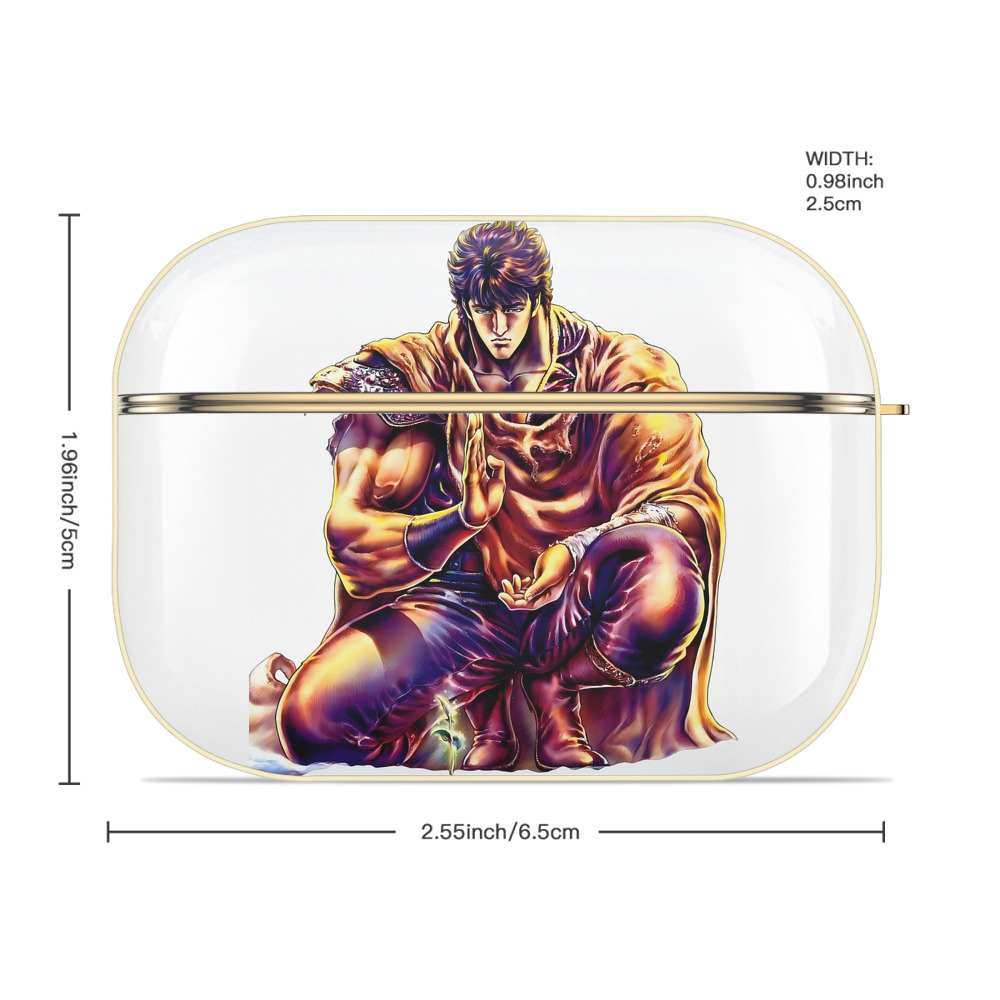 北斗の拳 Fist of the North Star 【AirPods Pro用】ハードシェル保護ケース｜耐衝撃・防指紋・カラビナ付き商品仕様