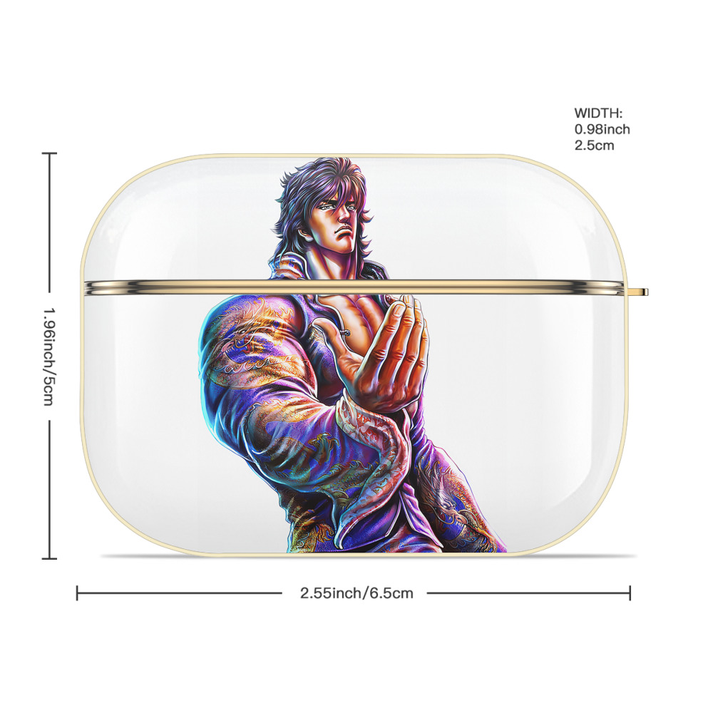 北斗の拳 Fist of the North Star 【AirPods Pro用】ハードシェル保護ケース｜耐衝撃・防指紋・カラビナ付き商品仕様