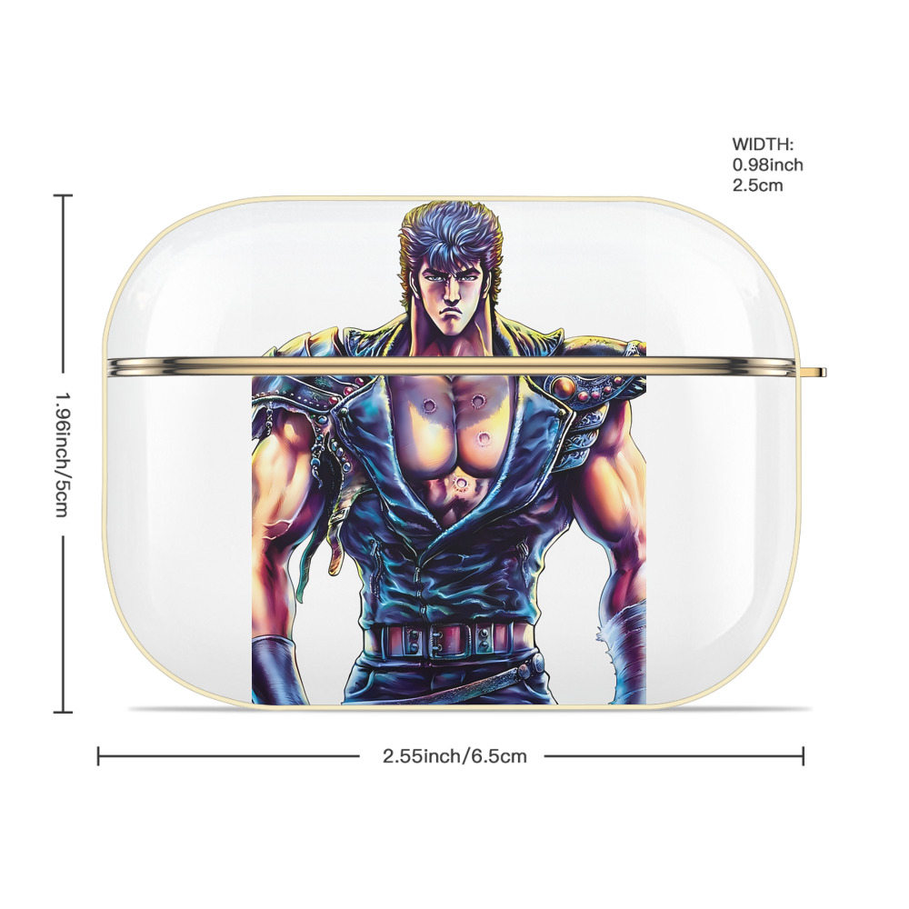 北斗の拳 Fist of the North Star 【AirPods Pro用】ハードシェル保護ケース｜耐衝撃・防指紋・カラビナ付き商品仕様