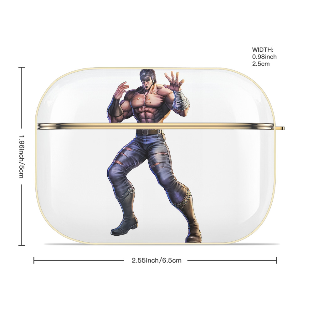 北斗の拳 Fist of the North Star 【AirPods Pro用】ハードシェル保護ケース｜耐衝撃・防指紋・カラビナ付き商品仕様