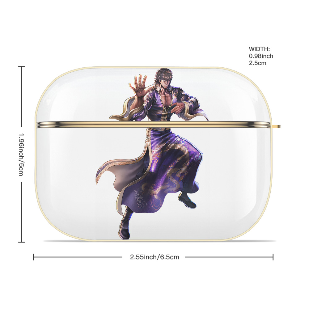 北斗の拳 Fist of the North Star 【AirPods Pro用】ハードシェル保護ケース｜耐衝撃・防指紋・カラビナ付き商品仕様