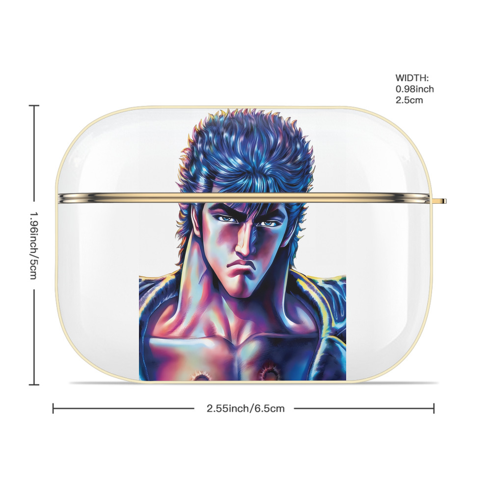 北斗の拳 Fist of the North Star 【AirPods Pro用】ハードシェル保護ケース｜耐衝撃・防指紋・カラビナ付き商品仕様