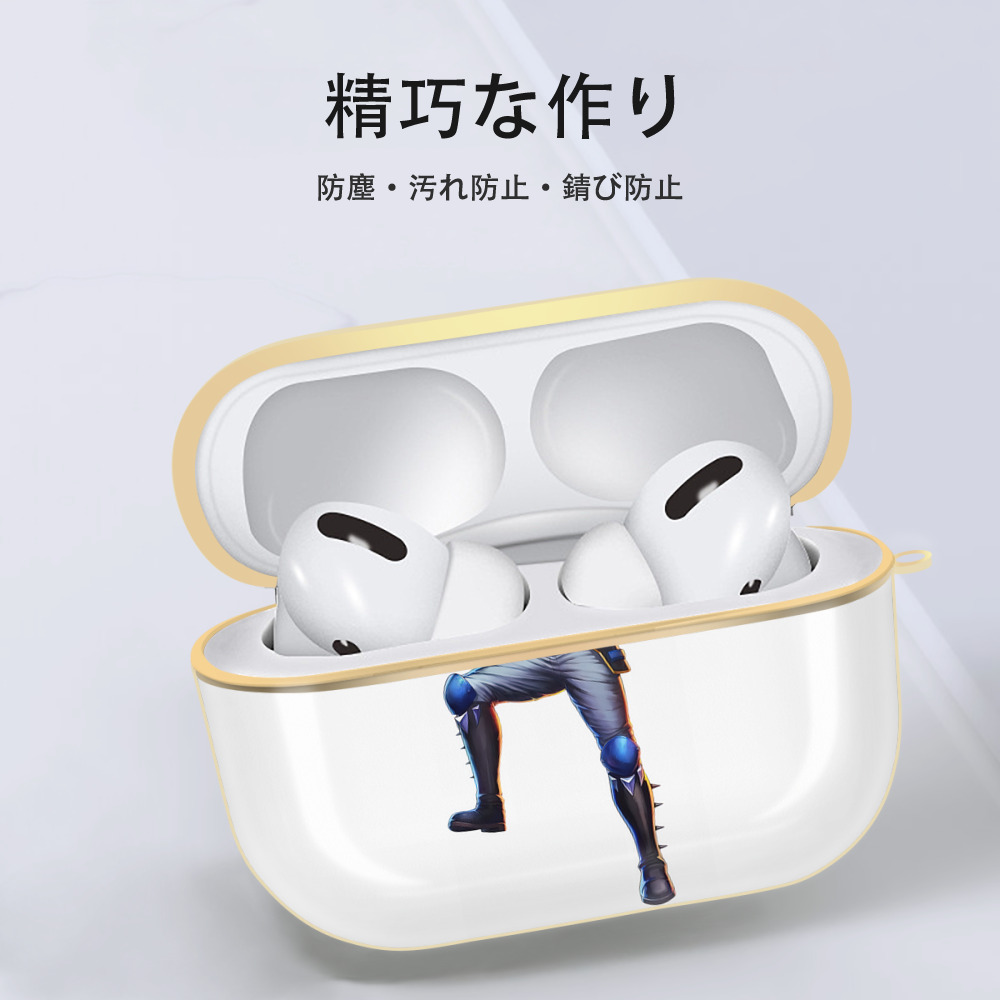 北斗の拳 Fist of the North Star 【AirPods Pro用】ハードシェル保護ケース｜耐衝撃・防指紋・カラビナ付き商品仕様