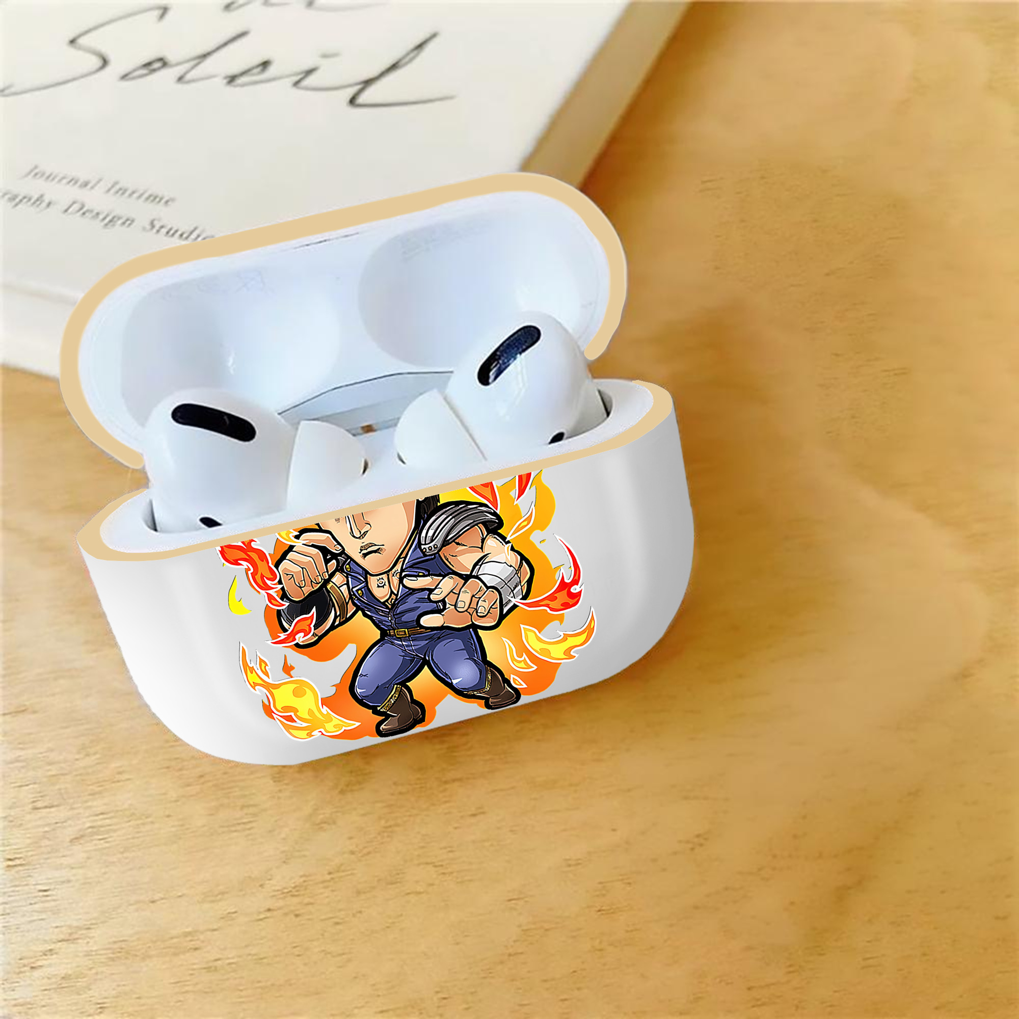 北斗の拳 Fist of the North Star 【AirPods Pro用】ハードシェル保護ケース｜耐衝撃・防指紋・カラビナ付き商品仕様
