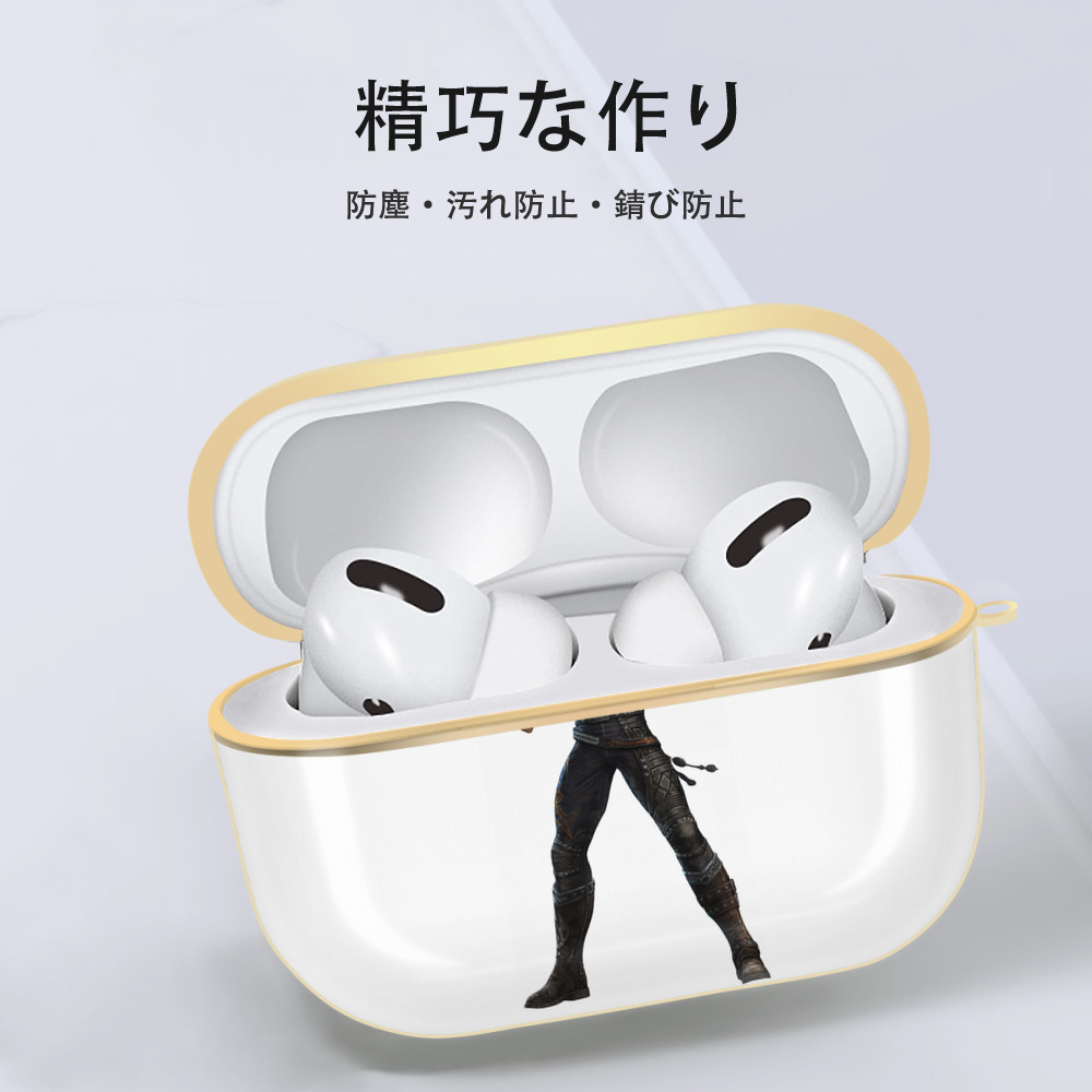 北斗の拳 Fist of the North Star 【AirPods Pro用】ハードシェル保護ケース｜耐衝撃・防指紋・カラビナ付き商品仕様