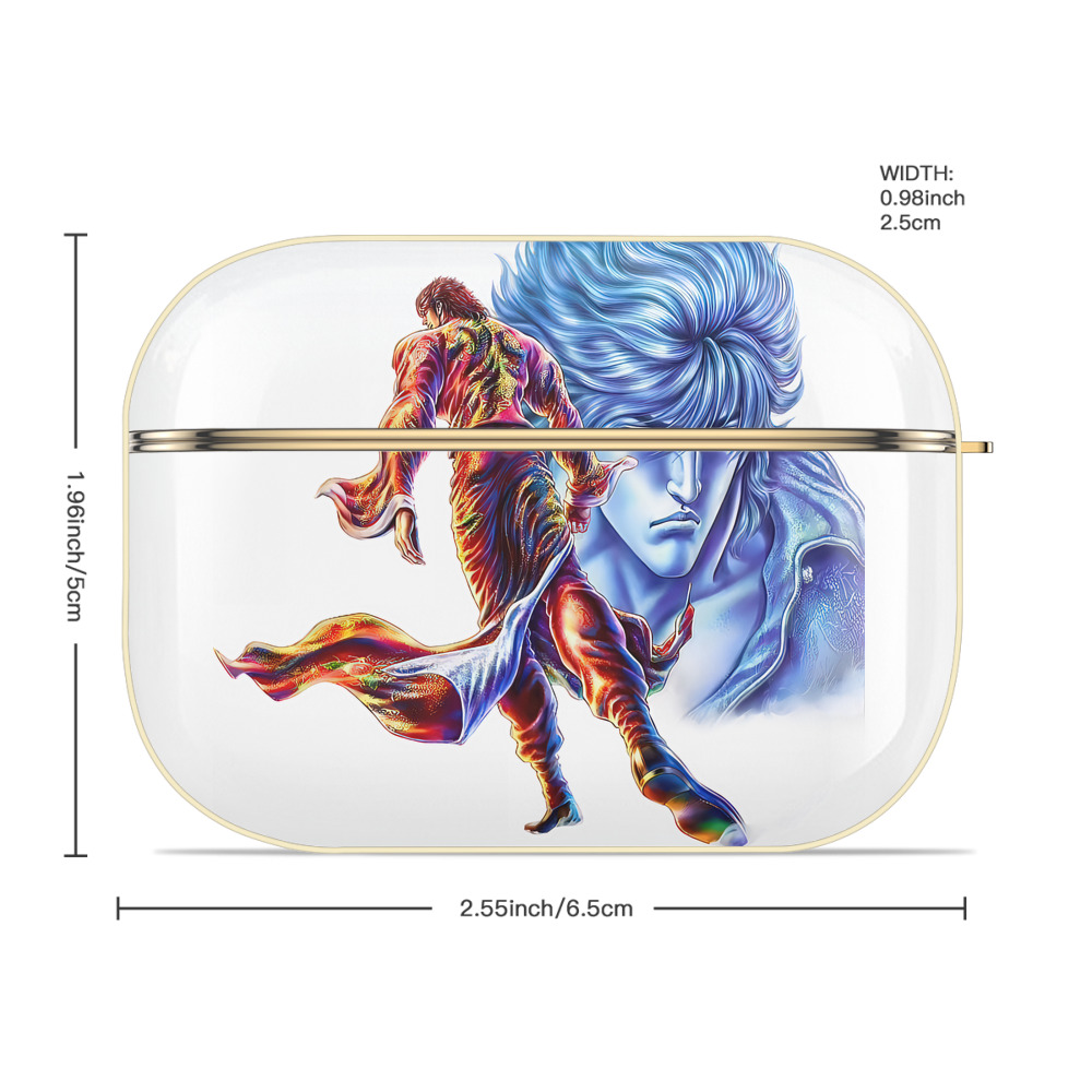 北斗の拳 Fist of the North Star 【AirPods Pro用】ハードシェル保護ケース｜耐衝撃・防指紋・カラビナ付き商品仕様
