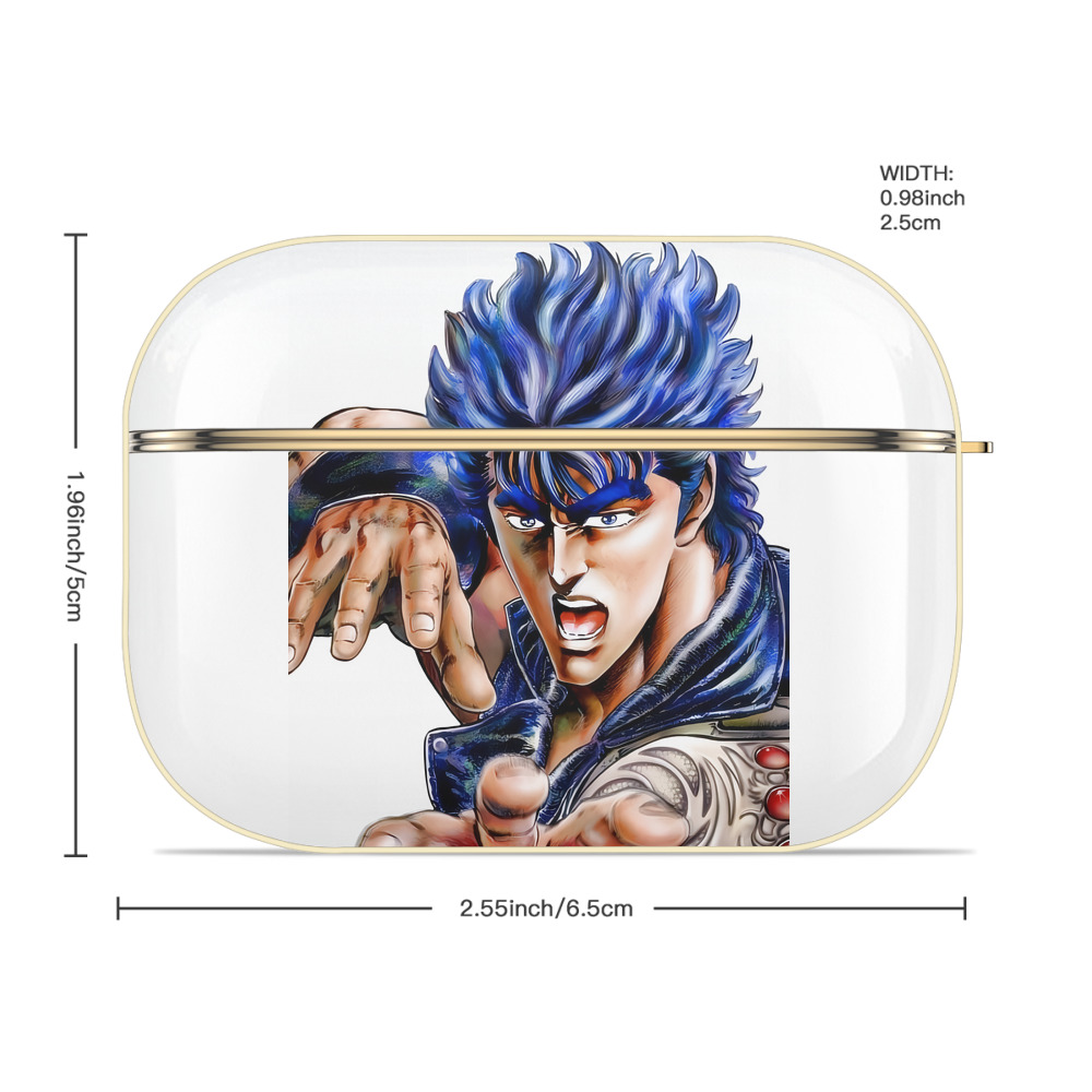 北斗の拳 Fist of the North Star 【AirPods Pro用】ハードシェル保護ケース｜耐衝撃・防指紋・カラビナ付き商品仕様