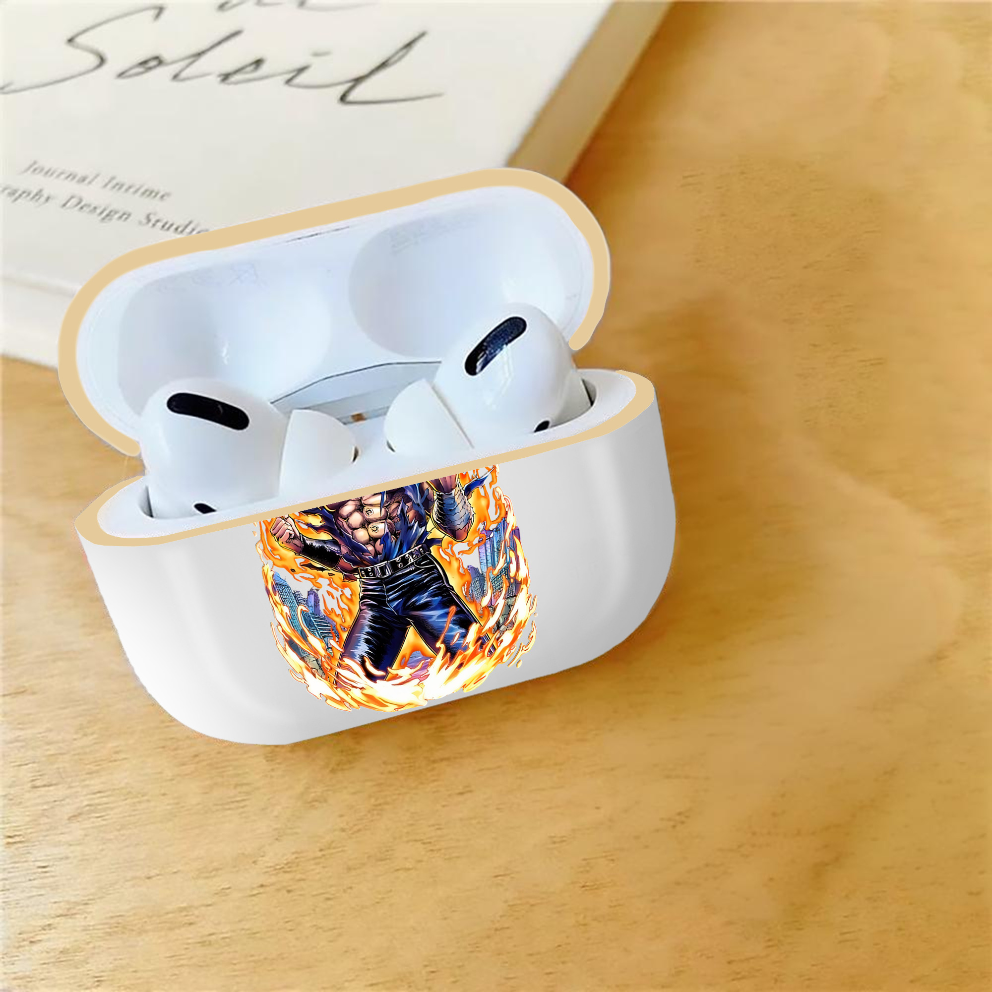 北斗の拳 Fist of the North Star 【AirPods Pro用】ハードシェル保護ケース｜耐衝撃・防指紋・カラビナ付き商品仕様
