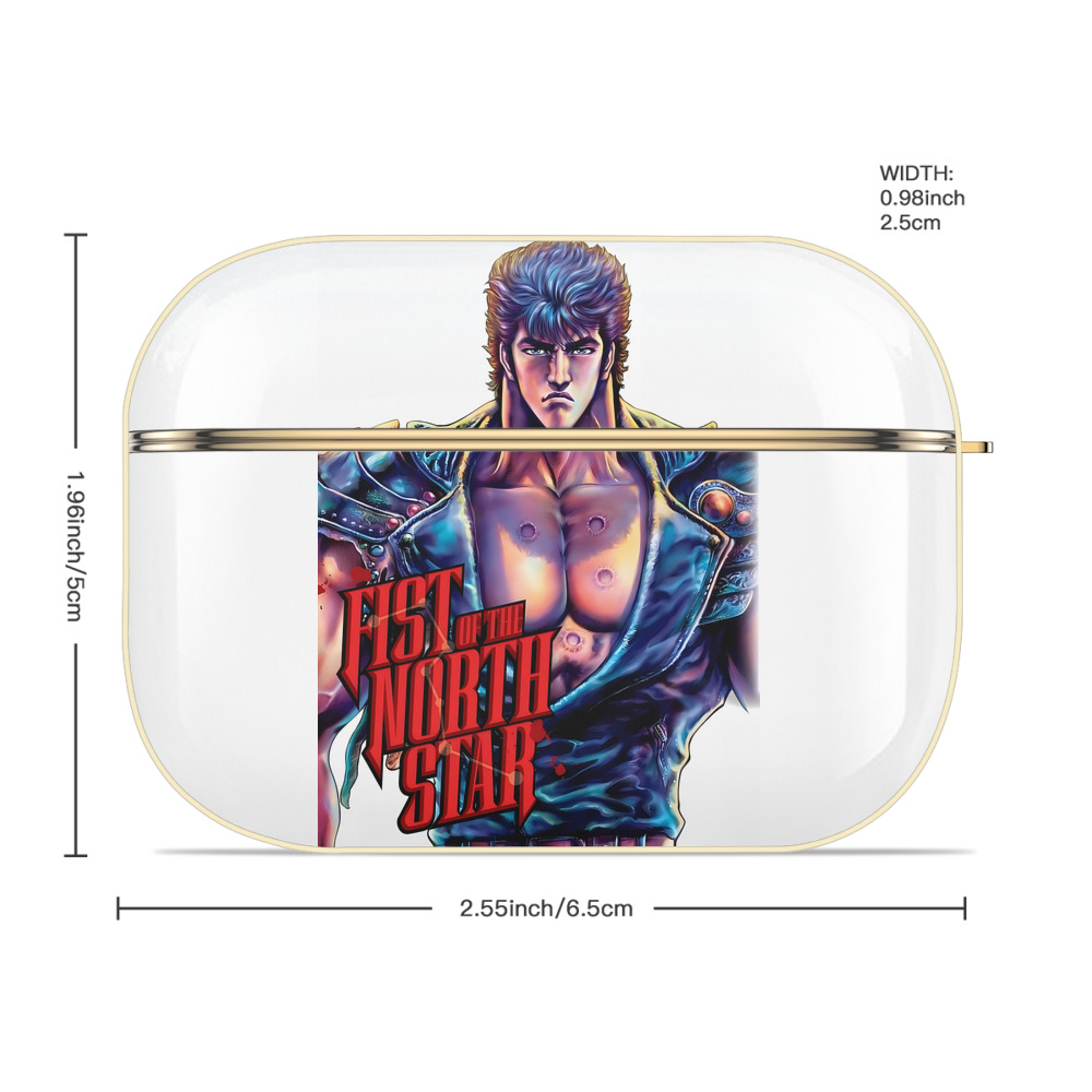 北斗の拳 Fist of the North Star 【AirPods Pro用】ハードシェル保護ケース｜耐衝撃・防指紋・カラビナ付き商品仕様