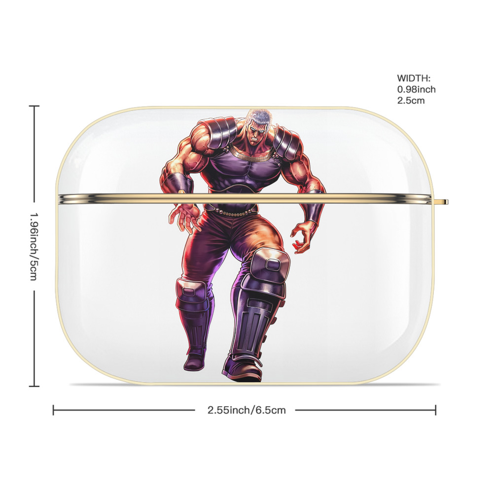北斗の拳 Fist of the North Star 【AirPods Pro用】ハードシェル保護ケース｜耐衝撃・防指紋・カラビナ付き商品仕様