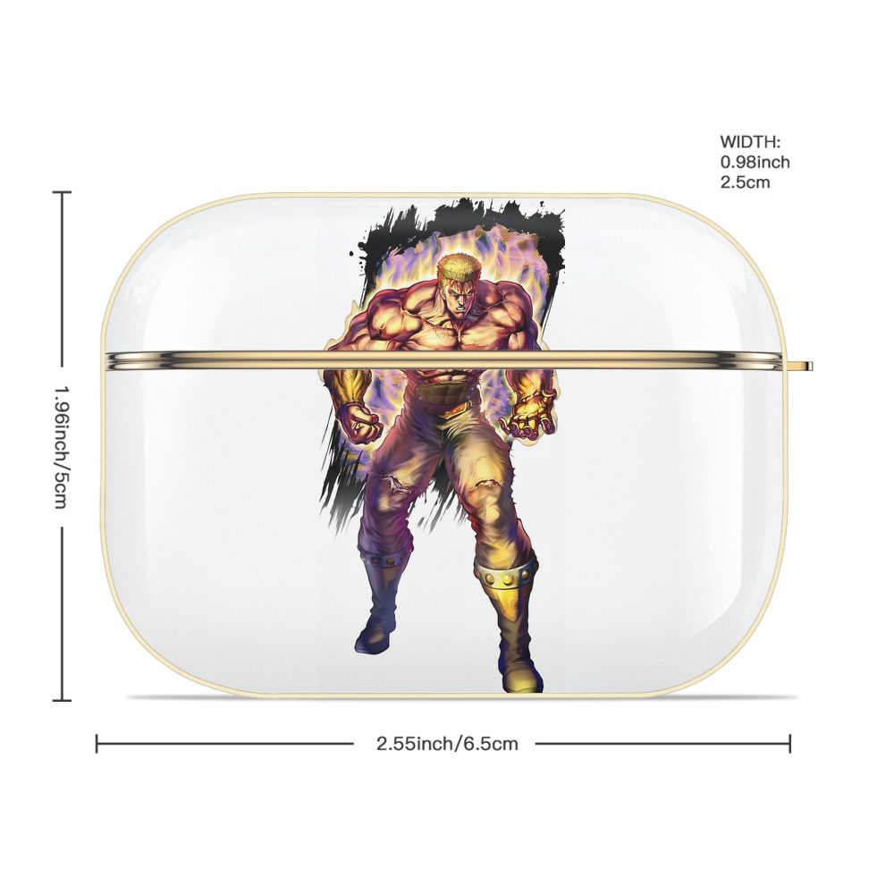北斗の拳 Fist of the North Star 【AirPods Pro用】ハードシェル保護ケース｜耐衝撃・防指紋・カラビナ付き商品仕様