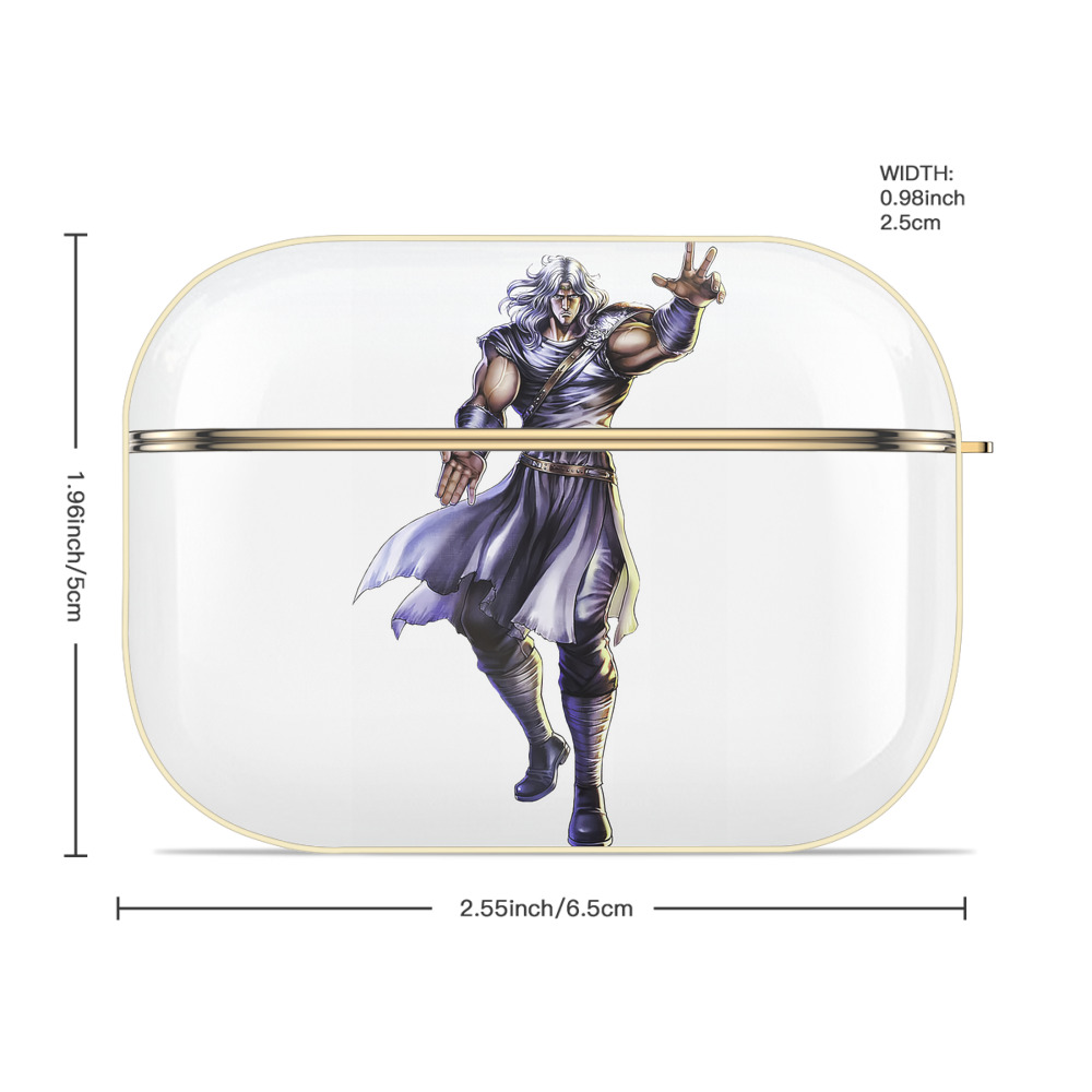 北斗の拳 Fist of the North Star 【AirPods Pro用】ハードシェル保護ケース｜耐衝撃・防指紋・カラビナ付き商品仕様