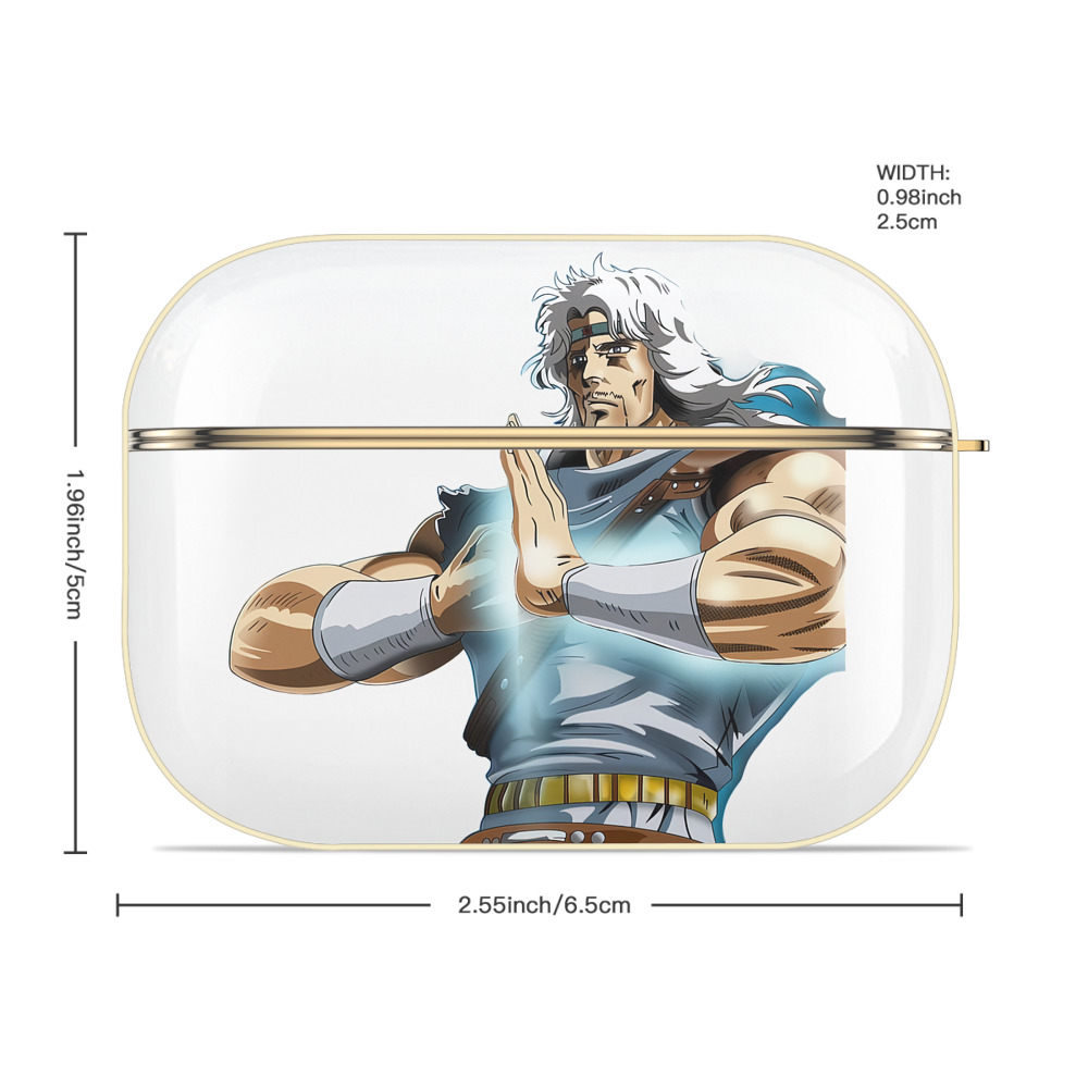 北斗の拳 Fist of the North Star 【AirPods Pro用】ハードシェル保護ケース｜耐衝撃・防指紋・カラビナ付き商品仕様