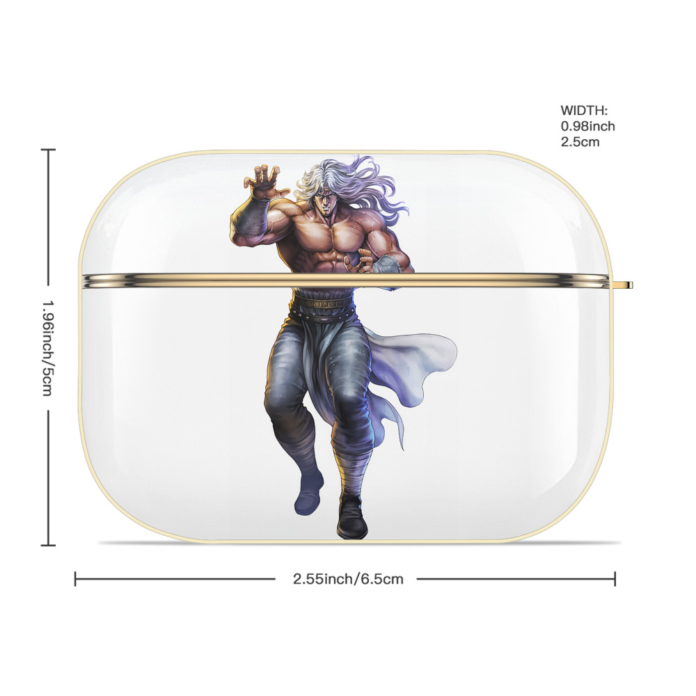 北斗の拳 Fist of the North Star 【AirPods Pro用】ハードシェル保護ケース｜耐衝撃・防指紋・カラビナ付き商品仕様