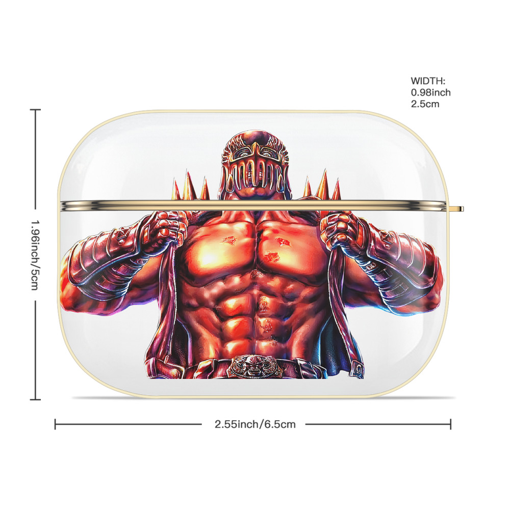 北斗の拳 Fist of the North Star 【AirPods Pro用】ハードシェル保護ケース｜耐衝撃・防指紋・カラビナ付き商品仕様