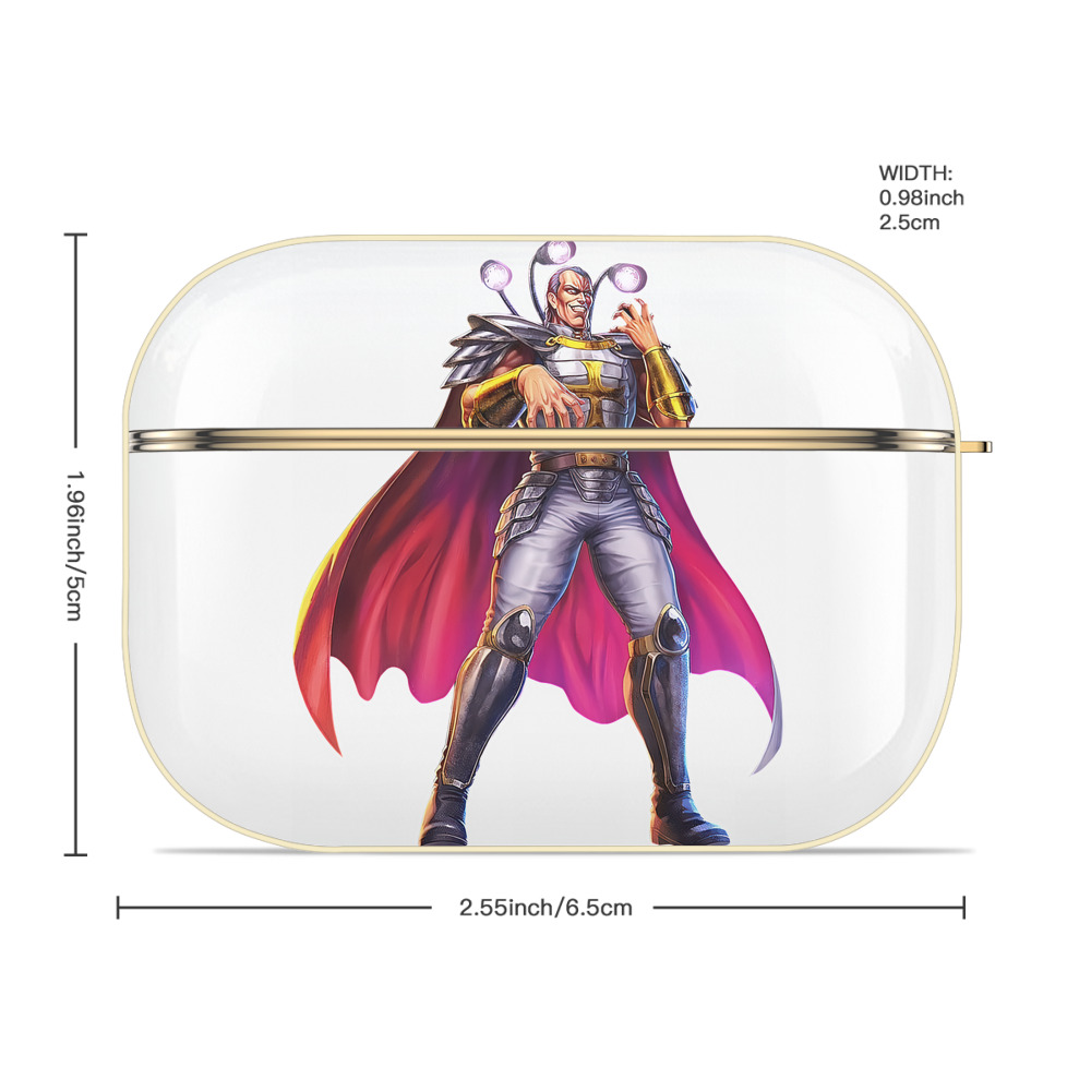 北斗の拳 Fist of the North Star 【AirPods Pro用】ハードシェル保護ケース｜耐衝撃・防指紋・カラビナ付き商品仕様