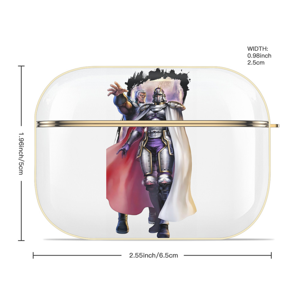 北斗の拳 Fist of the North Star 【AirPods Pro用】ハードシェル保護ケース｜耐衝撃・防指紋・カラビナ付き商品仕様