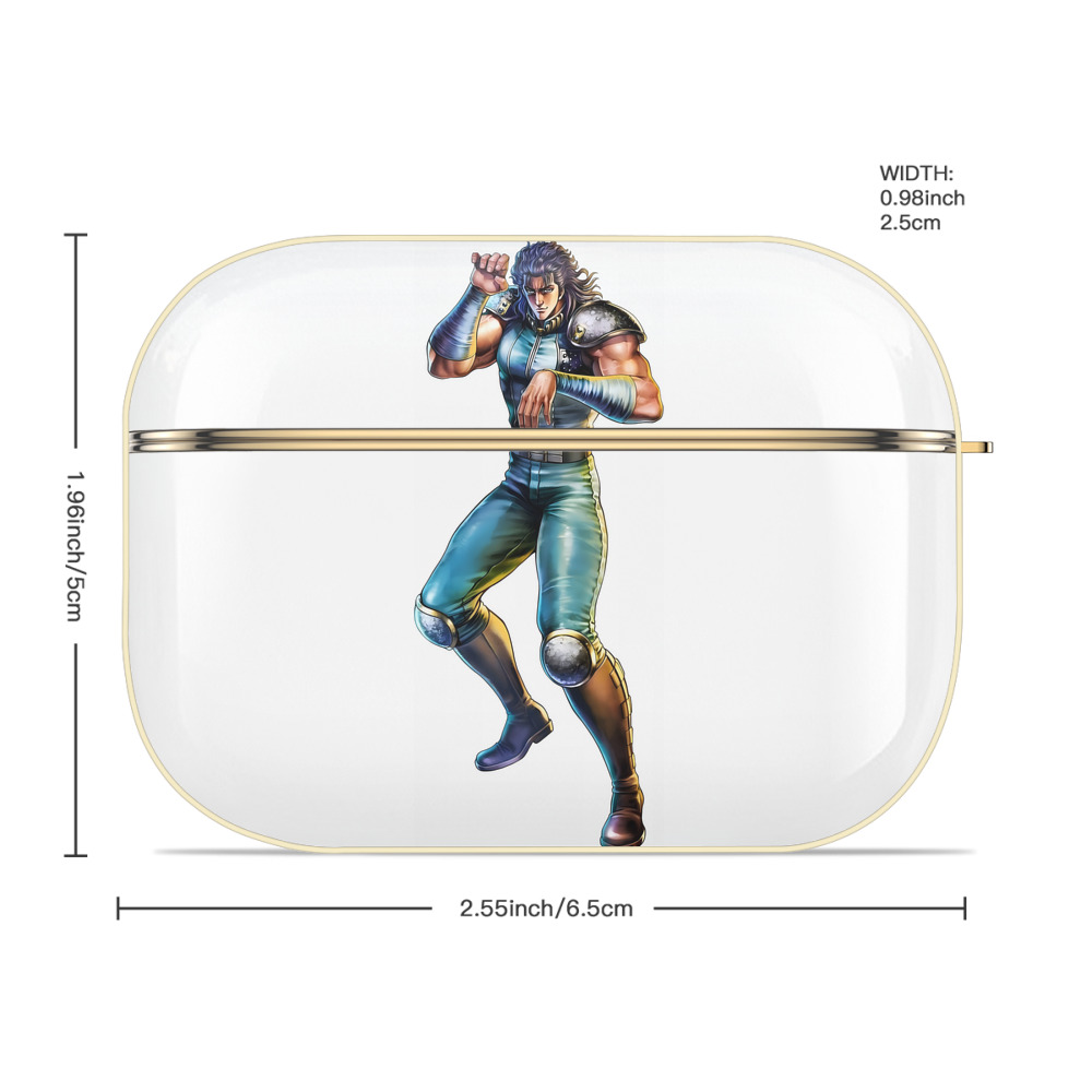 北斗の拳 Fist of the North Star 【AirPods Pro用】ハードシェル保護ケース｜耐衝撃・防指紋・カラビナ付き商品仕様