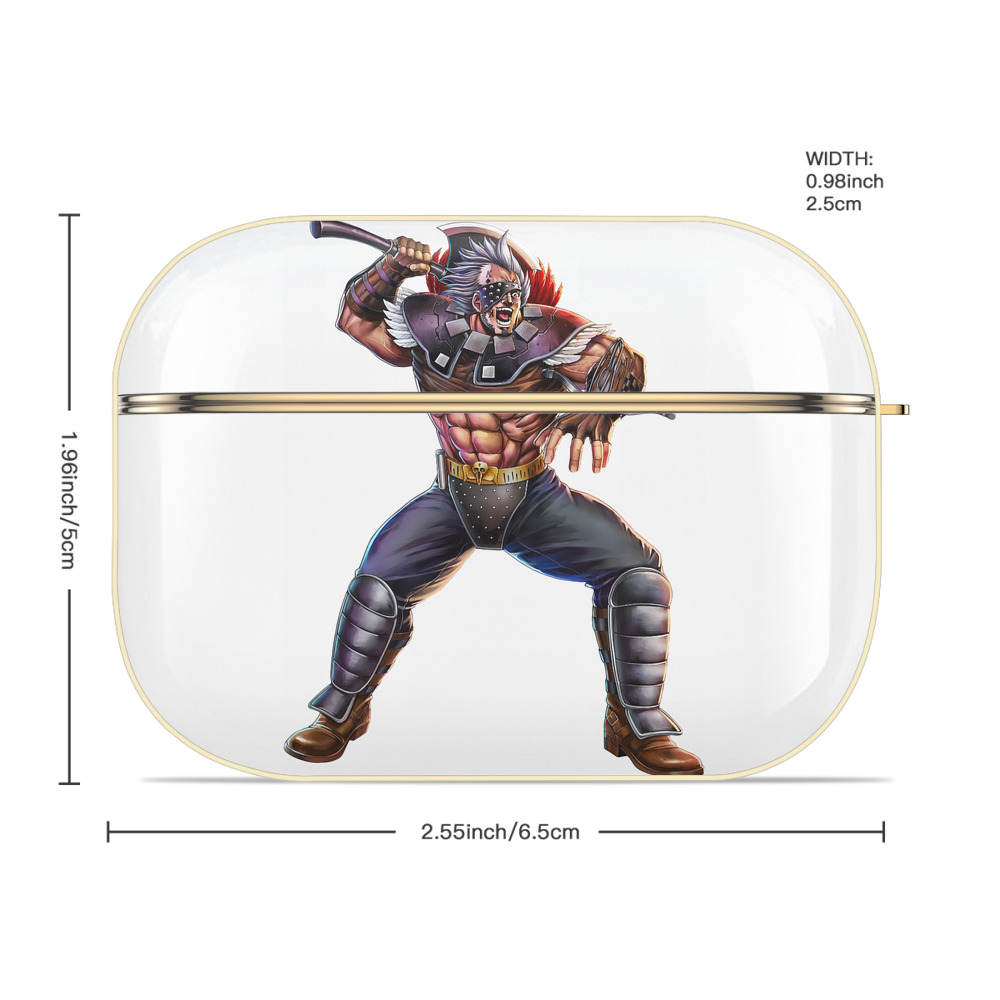北斗の拳 Fist of the North Star 【AirPods Pro用】ハードシェル保護ケース｜耐衝撃・防指紋・カラビナ付き商品仕様
