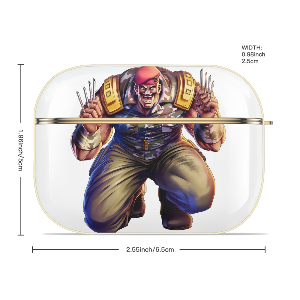 北斗の拳 Fist of the North Star 【AirPods Pro用】ハードシェル保護ケース｜耐衝撃・防指紋・カラビナ付き商品仕様