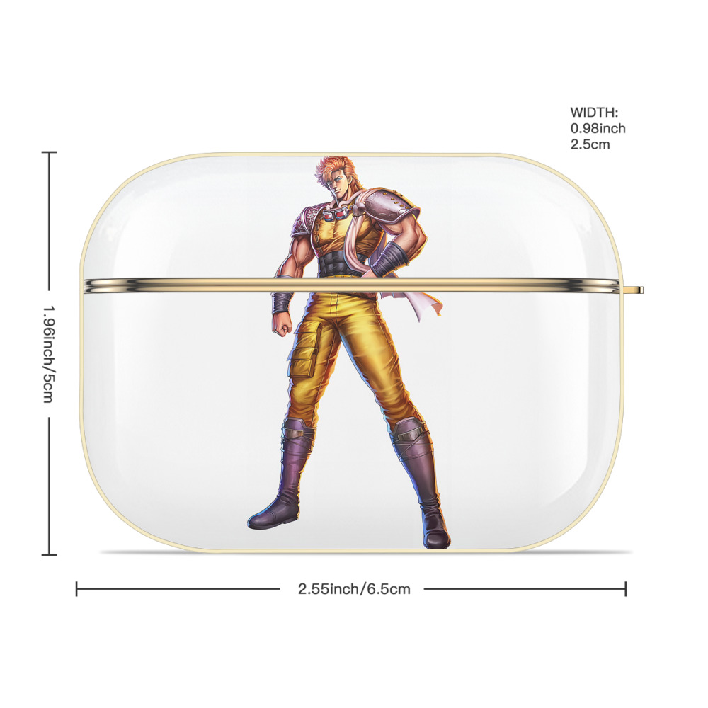 北斗の拳 Fist of the North Star 【AirPods Pro用】ハードシェル保護ケース｜耐衝撃・防指紋・カラビナ付き商品仕様
