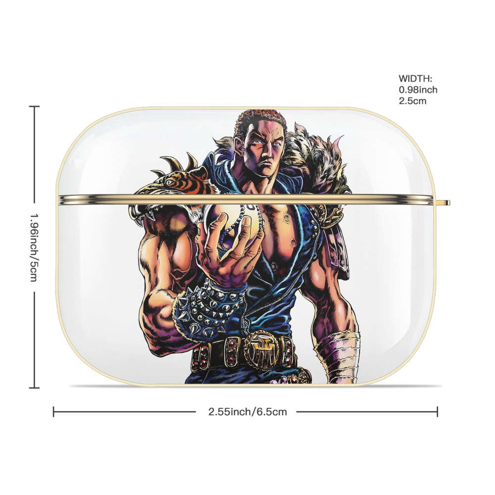 北斗の拳 Fist of the North Star 【AirPods Pro用】ハードシェル保護ケース｜耐衝撃・防指紋・カラビナ付き商品仕様