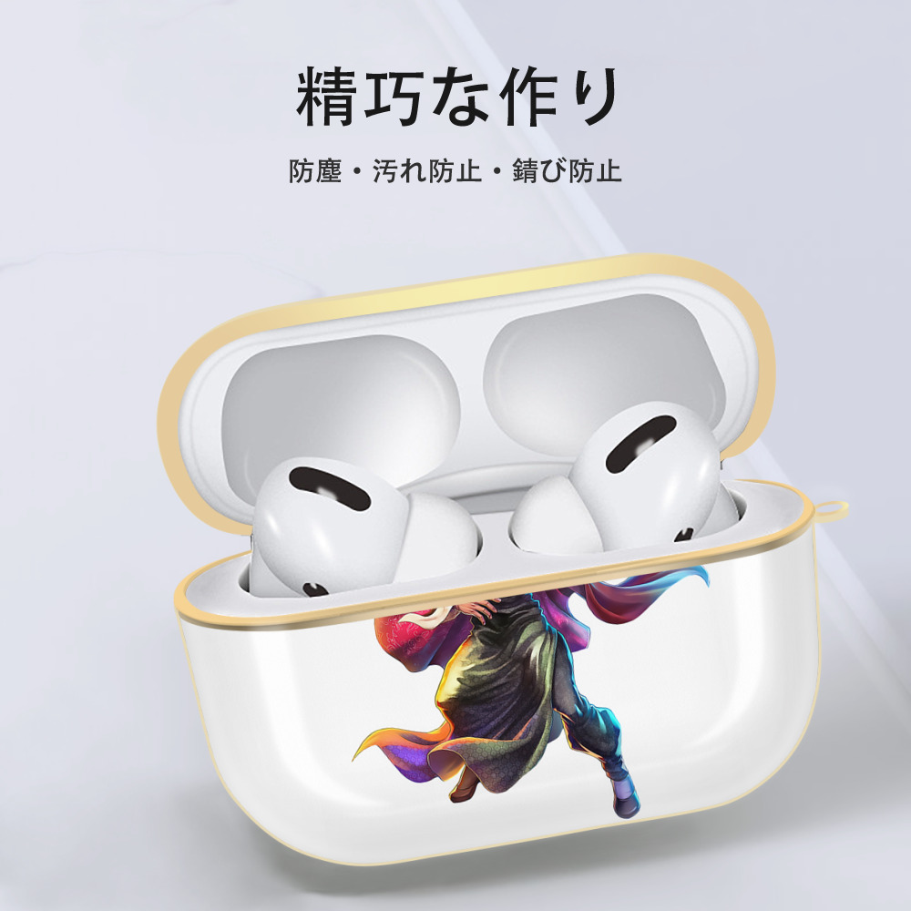 北斗の拳 Fist of the North Star 【AirPods Pro用】ハードシェル保護ケース｜耐衝撃・防指紋・カラビナ付き商品仕様