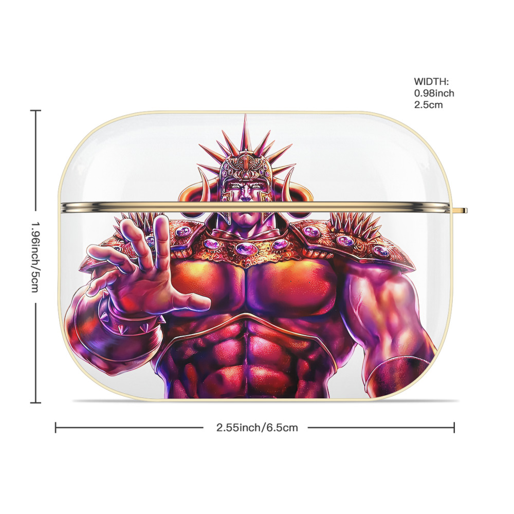 北斗の拳 Fist of the North Star 【AirPods Pro用】ハードシェル保護ケース｜耐衝撃・防指紋・カラビナ付き商品仕様