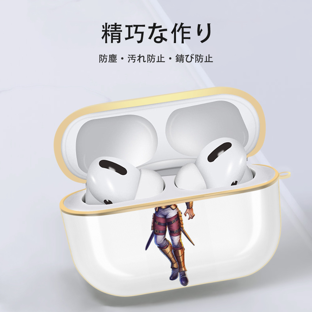 北斗の拳 Fist of the North Star 【AirPods Pro用】ハードシェル保護ケース｜耐衝撃・防指紋・カラビナ付き商品仕様
