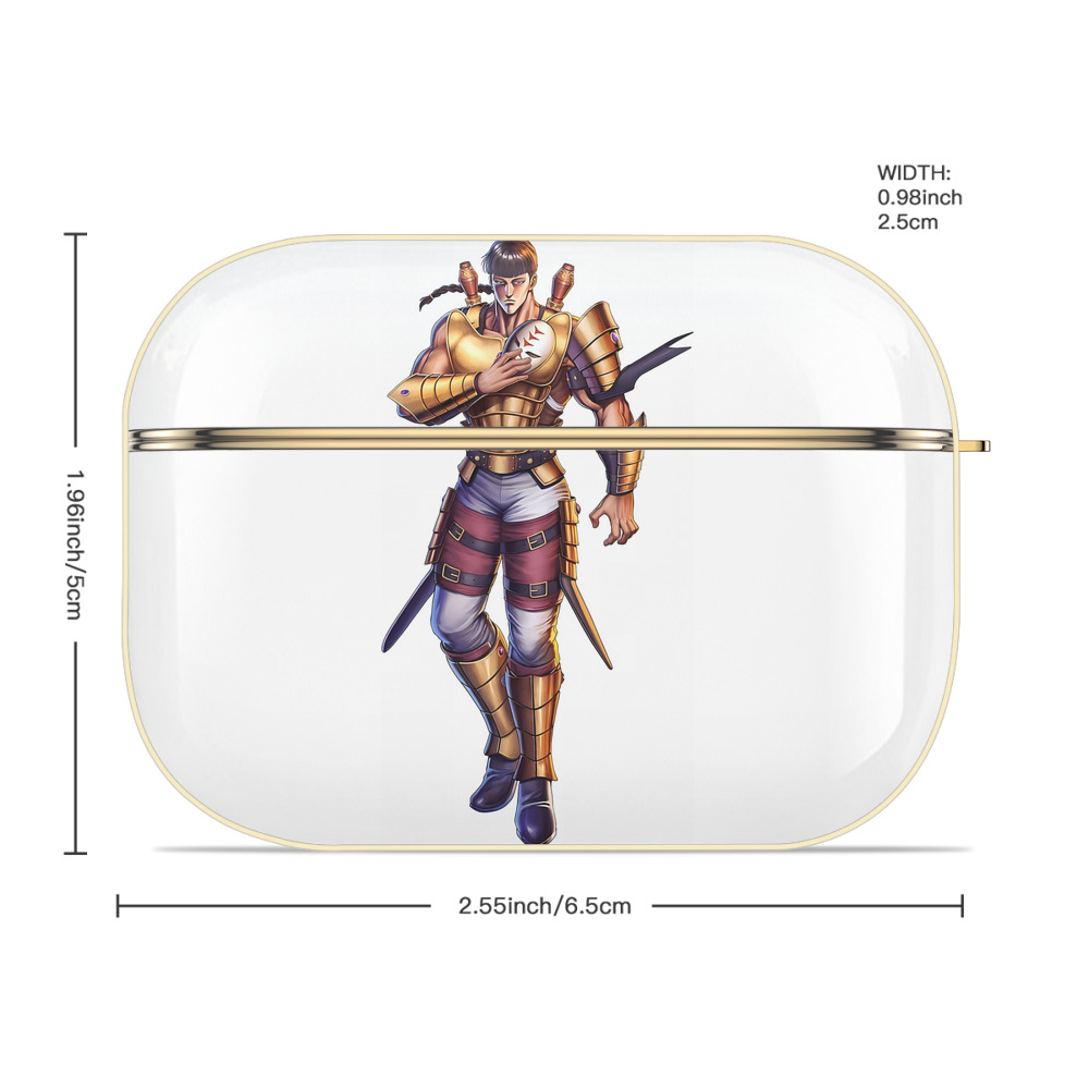 北斗の拳 Fist of the North Star 【AirPods Pro用】ハードシェル保護ケース｜耐衝撃・防指紋・カラビナ付き商品仕様