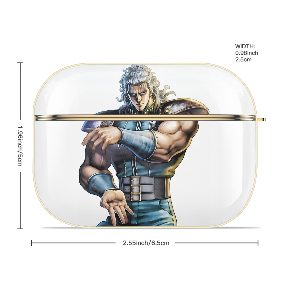 北斗の拳 Fist of the North Star 【AirPods Pro用】ハードシェル保護ケース｜耐衝撃・防指紋・カラビナ付き商品仕様