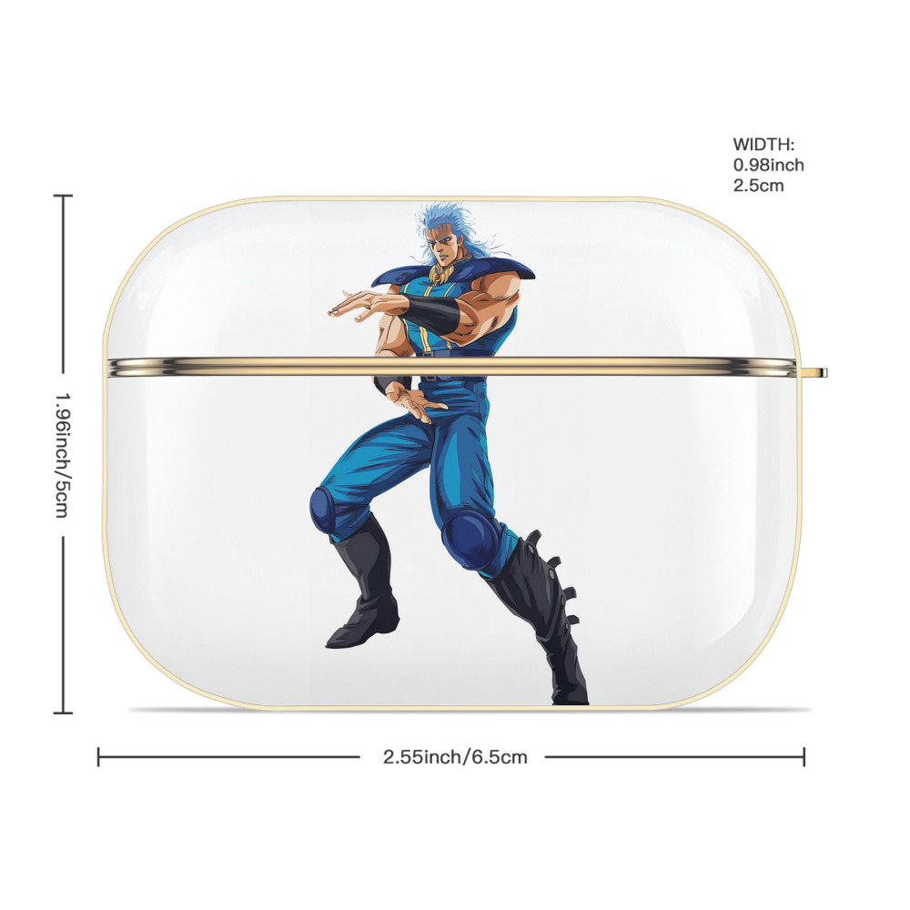 北斗の拳 Fist of the North Star 【AirPods Pro用】ハードシェル保護ケース｜耐衝撃・防指紋・カラビナ付き商品仕様
