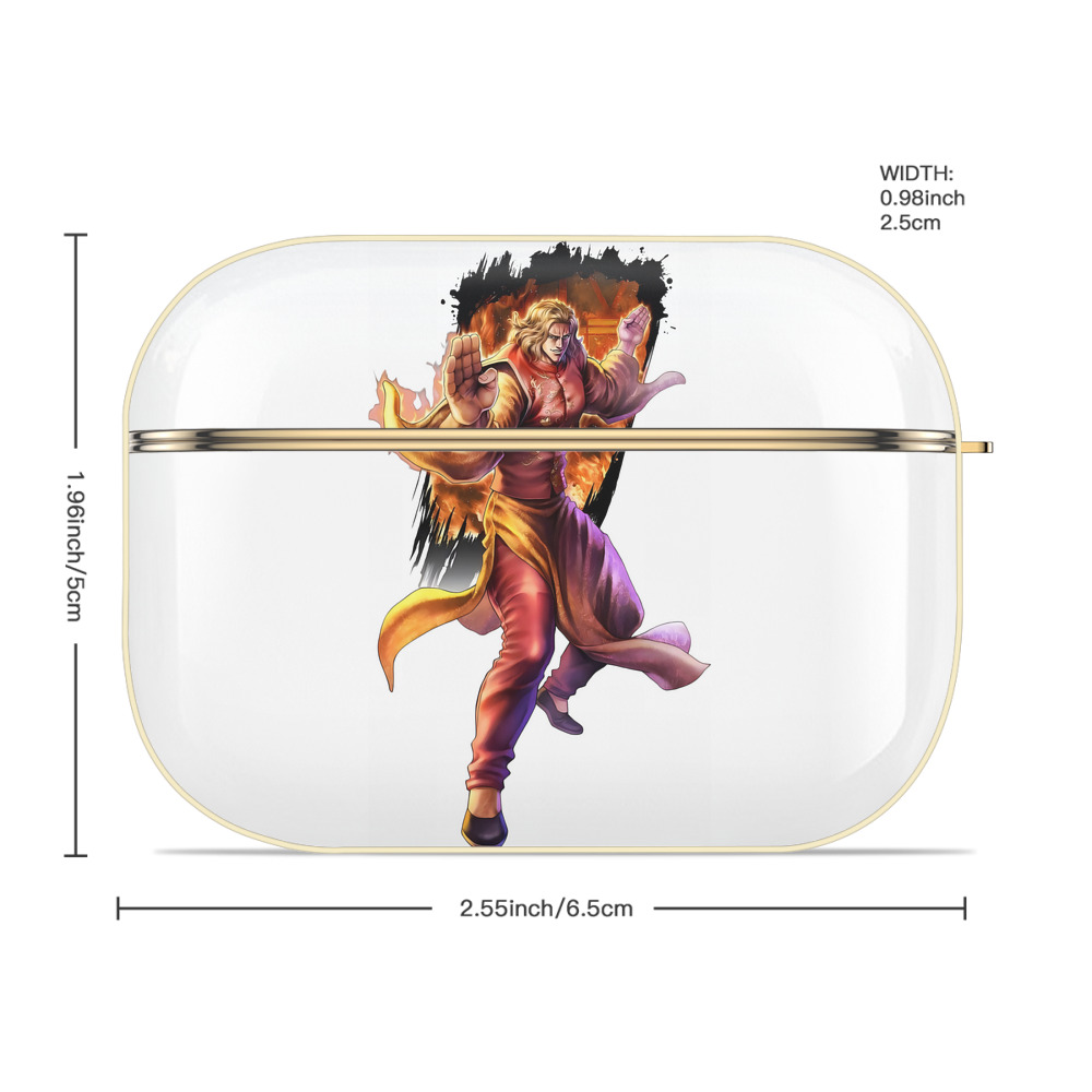 北斗の拳 Fist of the North Star 【AirPods Pro用】ハードシェル保護ケース｜耐衝撃・防指紋・カラビナ付き商品仕様