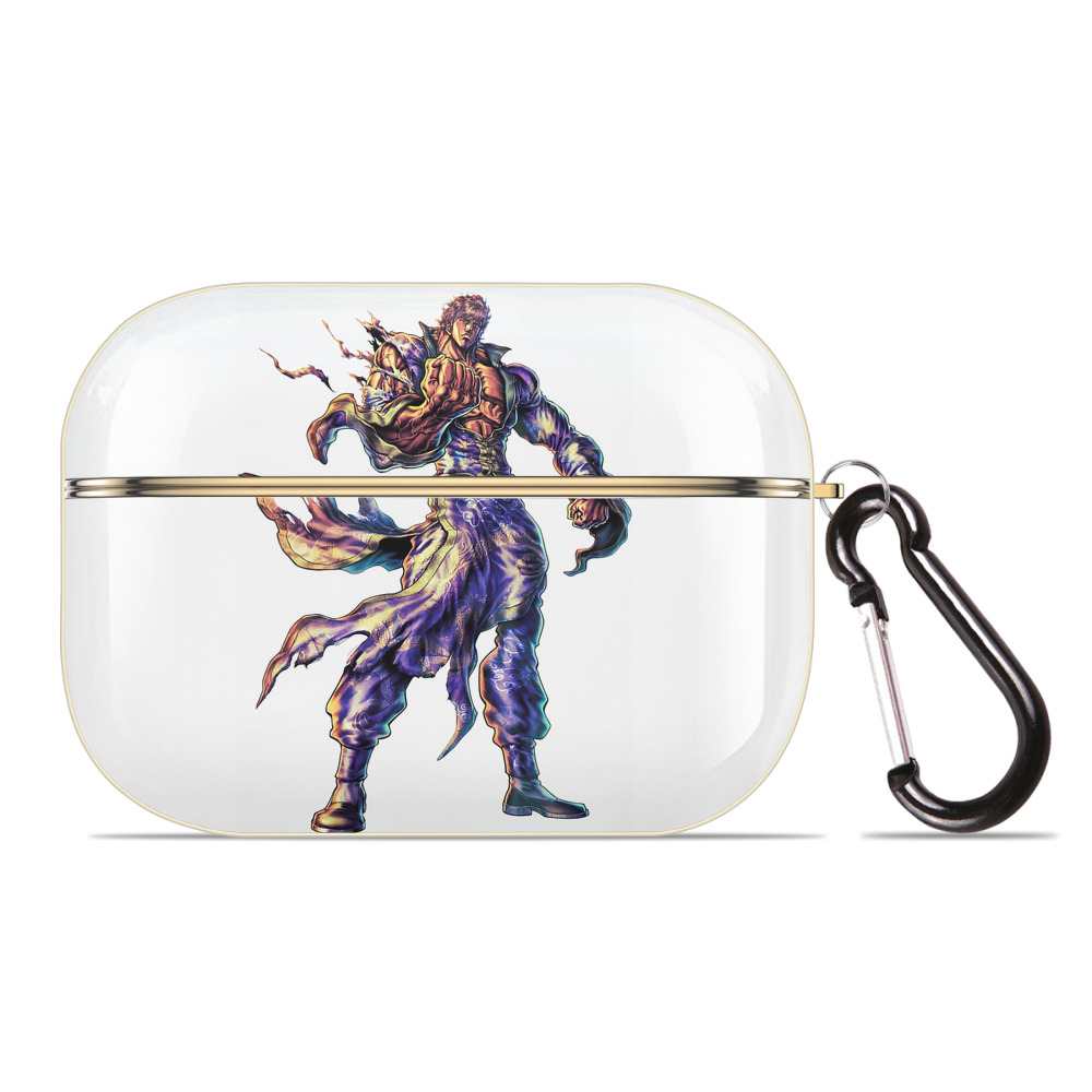 （画像用） 北斗の拳 Fist of the North Star 【AirPods Pro用】ハードシェル保護ケース｜耐衝撃・防指紋・カラビナ付き商品仕様