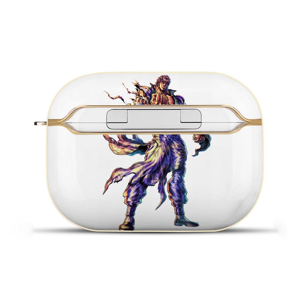 （画像用） 北斗の拳 Fist of the North Star 【AirPods Pro用】ハードシェル保護ケース｜耐衝撃・防指紋・カラビナ付き商品仕様