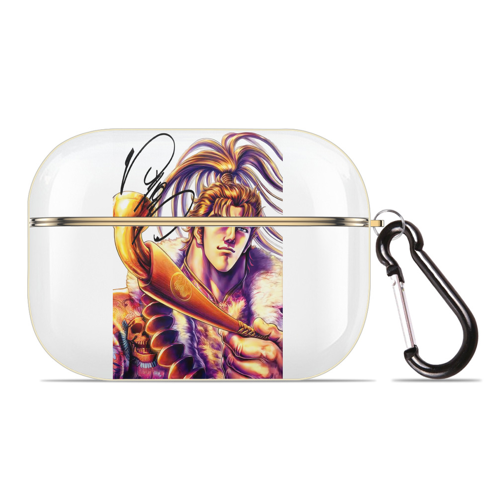 （画像用） 北斗の拳 Fist of the North Star 【AirPods Pro用】ハードシェル保護ケース｜耐衝撃・防指紋・カラビナ付き商品仕様