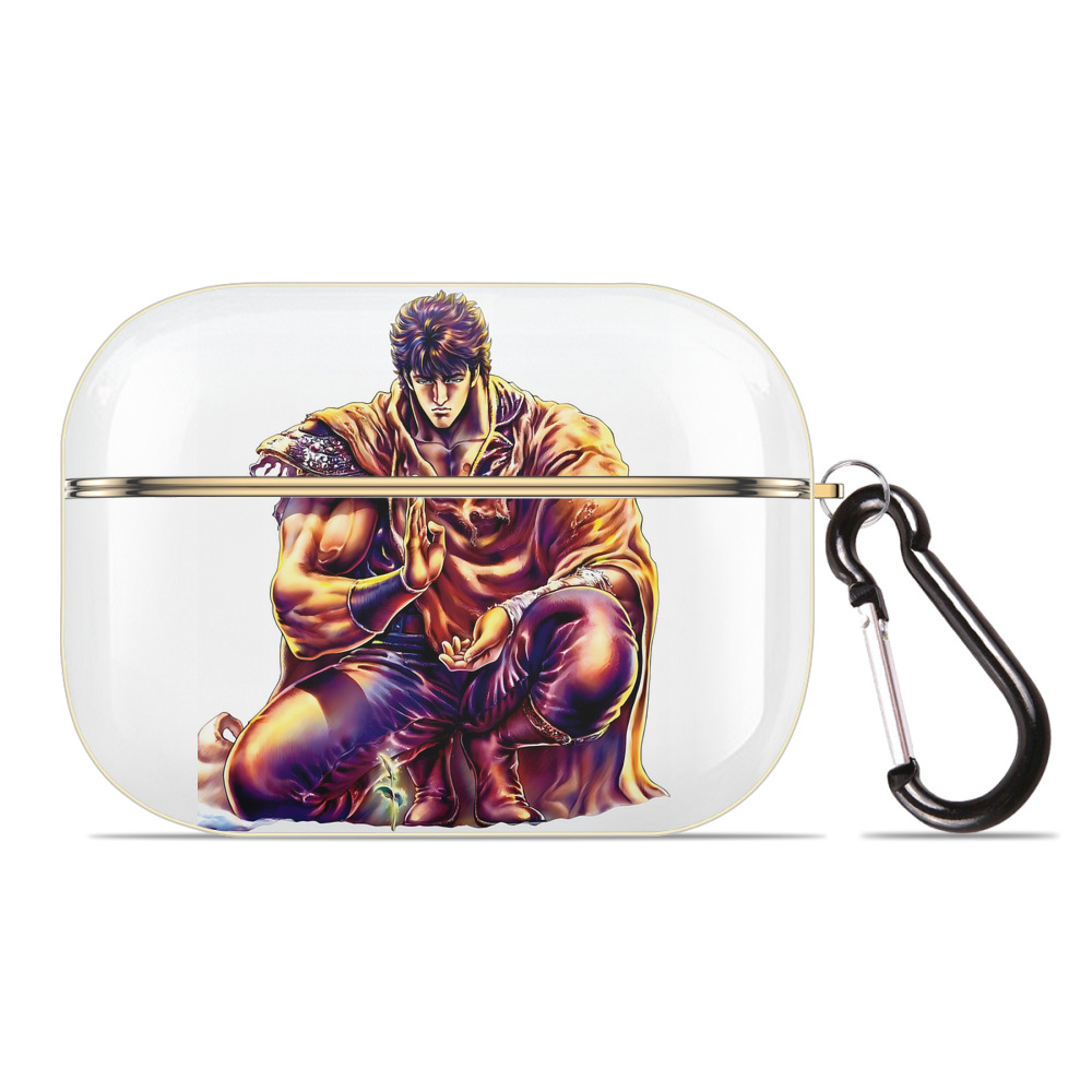 （画像用） 北斗の拳 Fist of the North Star 【AirPods Pro用】ハードシェル保護ケース｜耐衝撃・防指紋・カラビナ付き商品仕様