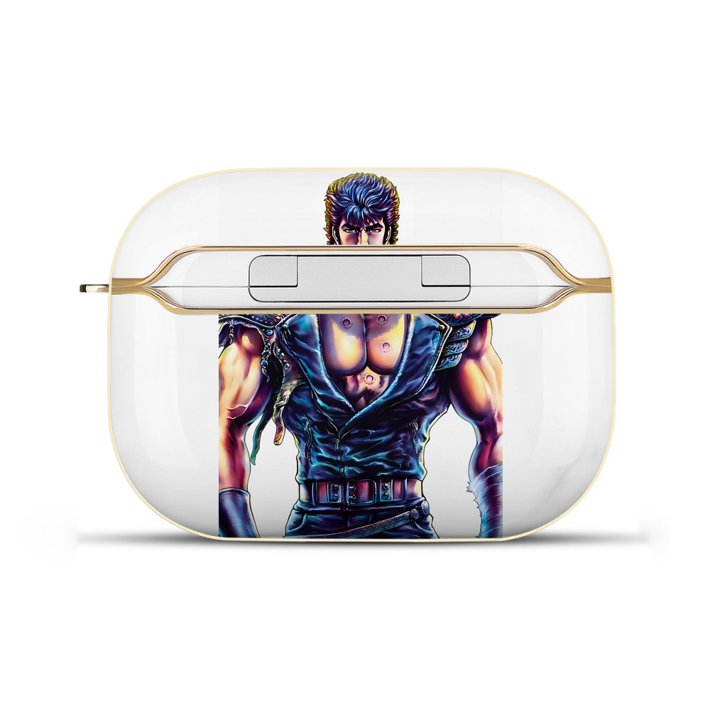 （画像用） 北斗の拳 Fist of the North Star 【AirPods Pro用】ハードシェル保護ケース｜耐衝撃・防指紋・カラビナ付き商品仕様