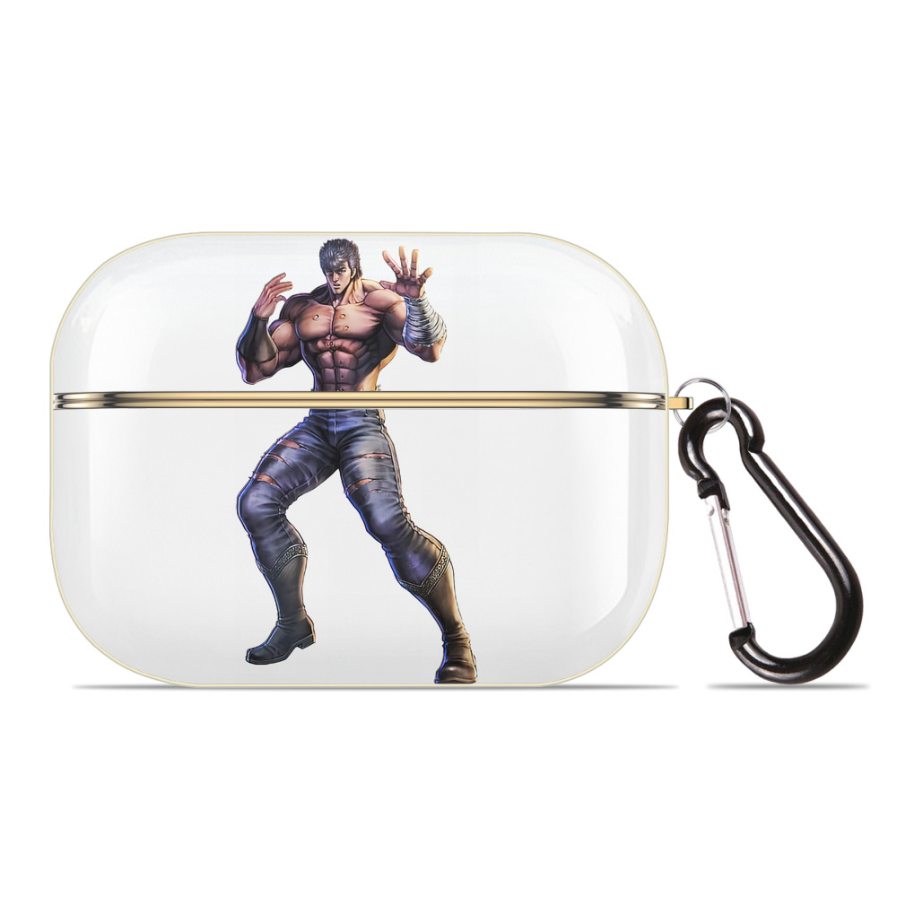 （画像用） 北斗の拳 Fist of the North Star 【AirPods Pro用】ハードシェル保護ケース｜耐衝撃・防指紋・カラビナ付き商品仕様