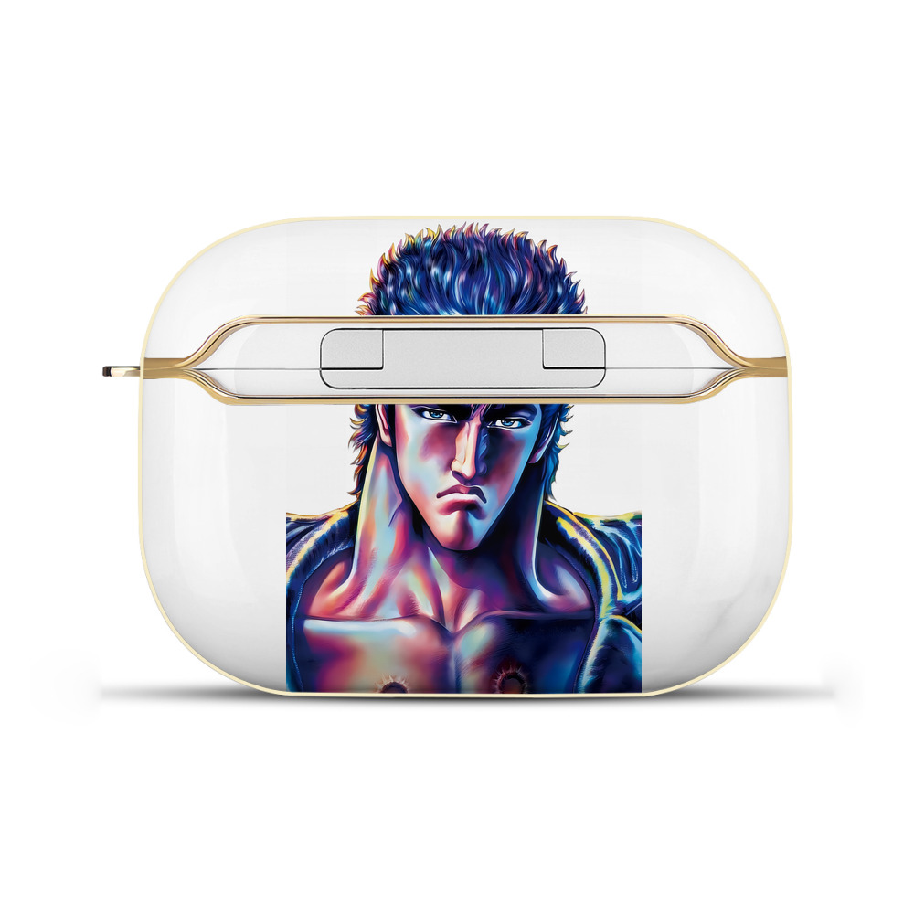 （画像用） 北斗の拳 Fist of the North Star 【AirPods Pro用】ハードシェル保護ケース｜耐衝撃・防指紋・カラビナ付き商品仕様
