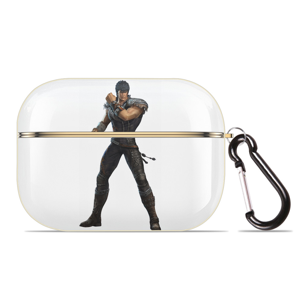 （画像用） 北斗の拳 Fist of the North Star 【AirPods Pro用】ハードシェル保護ケース｜耐衝撃・防指紋・カラビナ付き商品仕様