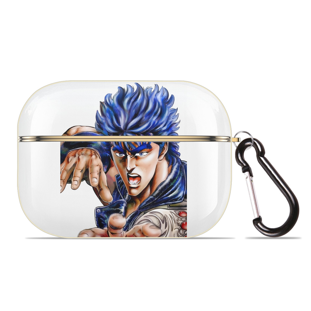（画像用） 北斗の拳 Fist of the North Star 【AirPods Pro用】ハードシェル保護ケース｜耐衝撃・防指紋・カラビナ付き商品仕様