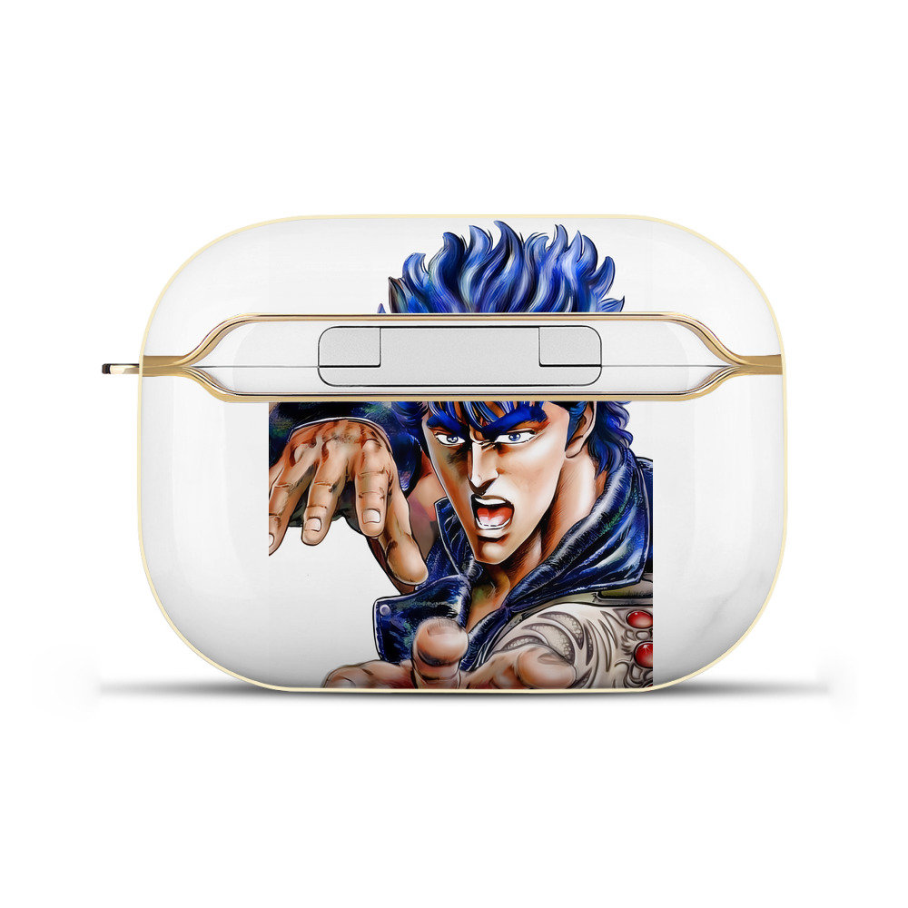 （画像用） 北斗の拳 Fist of the North Star 【AirPods Pro用】ハードシェル保護ケース｜耐衝撃・防指紋・カラビナ付き商品仕様