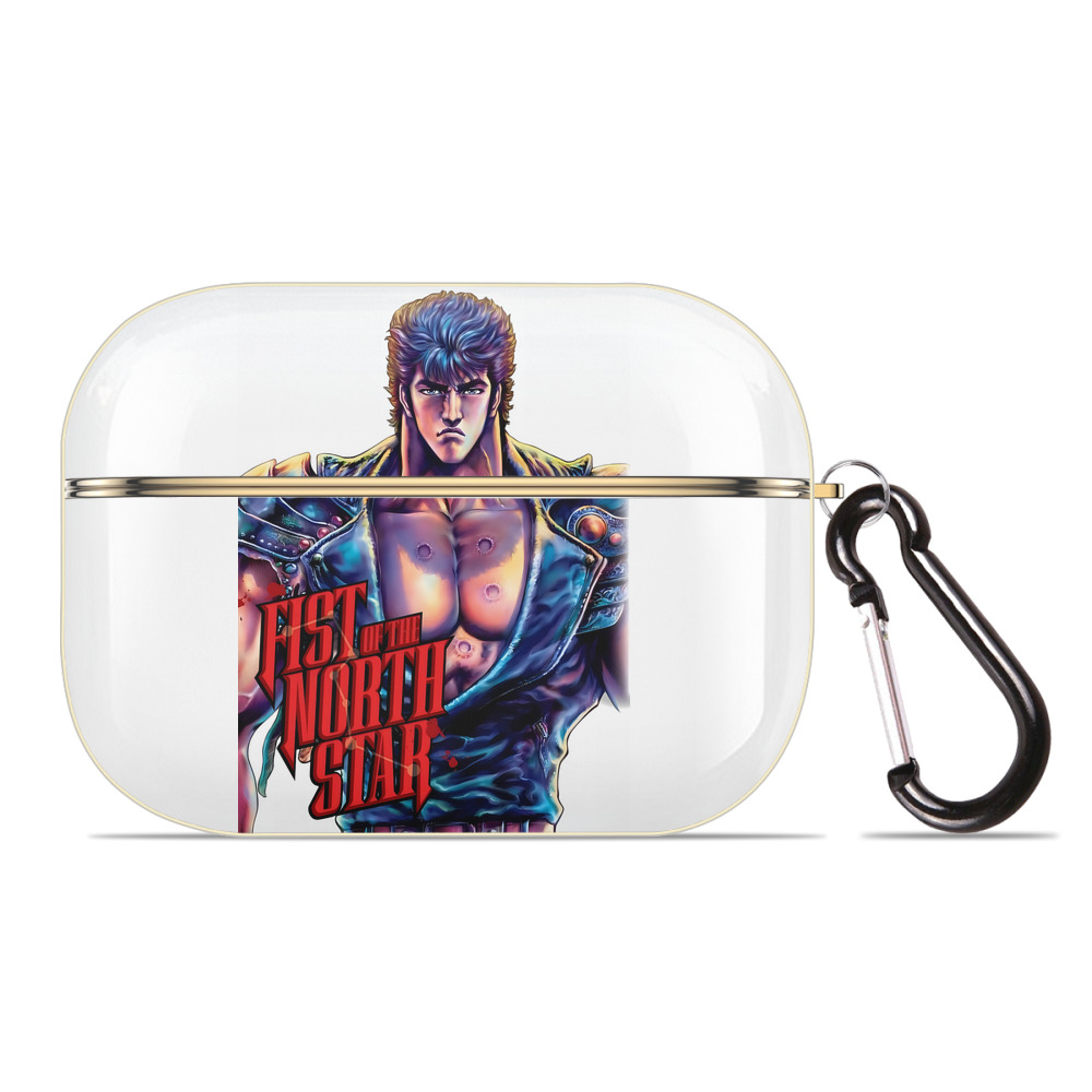 （画像用） 北斗の拳 Fist of the North Star 【AirPods Pro用】ハードシェル保護ケース｜耐衝撃・防指紋・カラビナ付き商品仕様