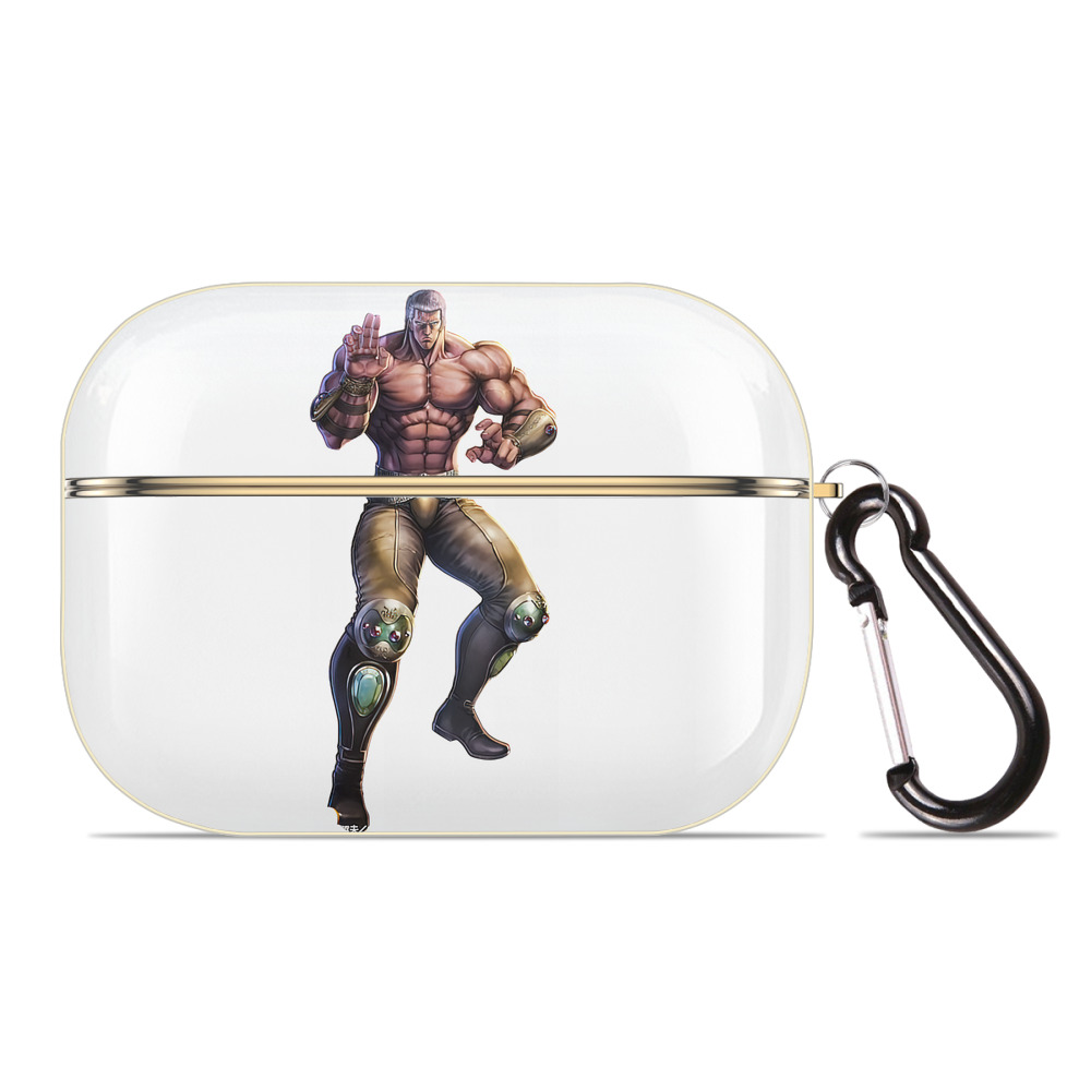 （画像用） 北斗の拳 Fist of the North Star 【AirPods Pro用】ハードシェル保護ケース｜耐衝撃・防指紋・カラビナ付き商品仕様