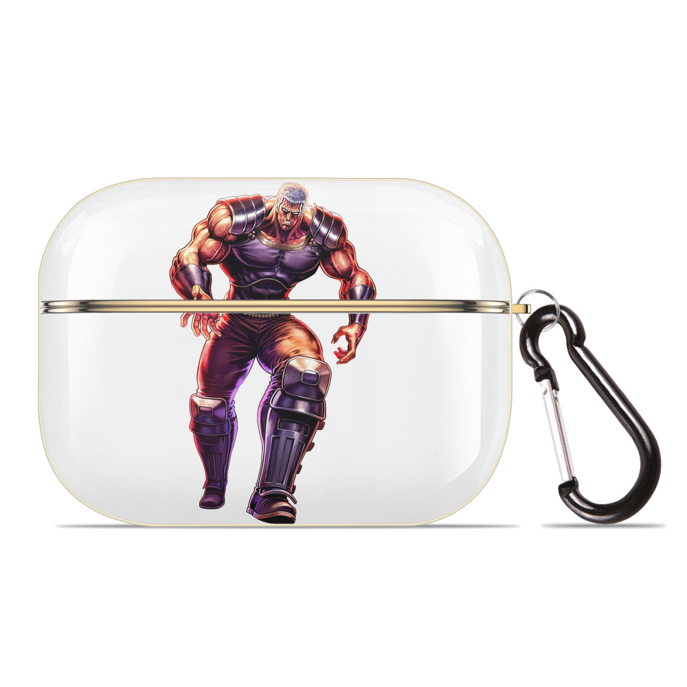 （画像用） 北斗の拳 Fist of the North Star 【AirPods Pro用】ハードシェル保護ケース｜耐衝撃・防指紋・カラビナ付き商品仕様